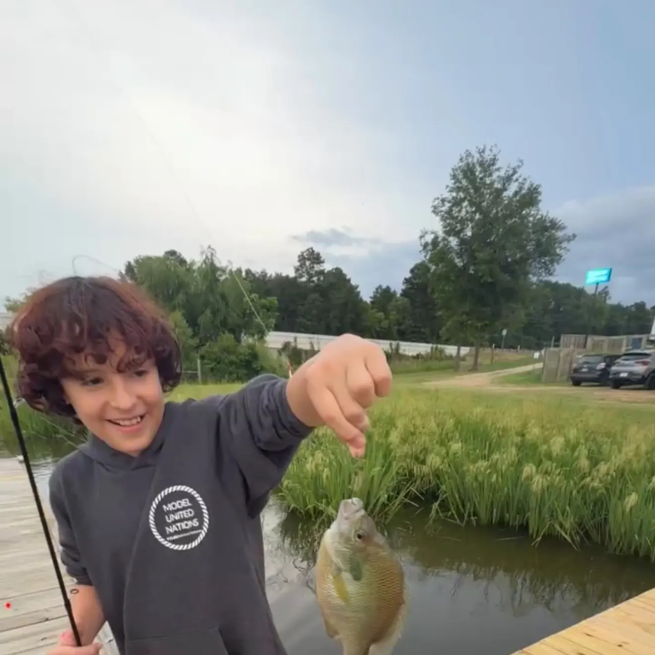Redear sunfish caught on Fishbrain