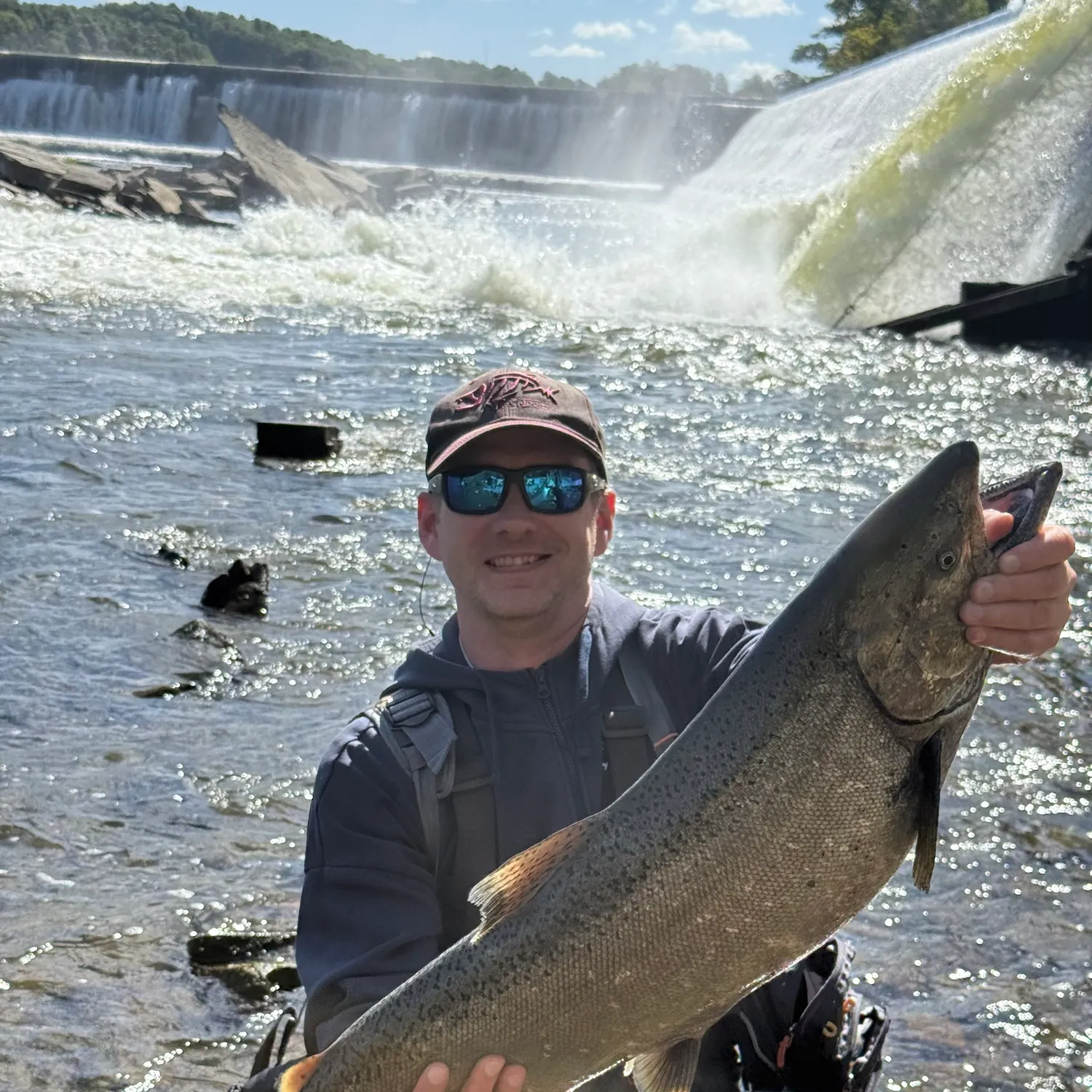 Chinook salmon caught on Fishbrain