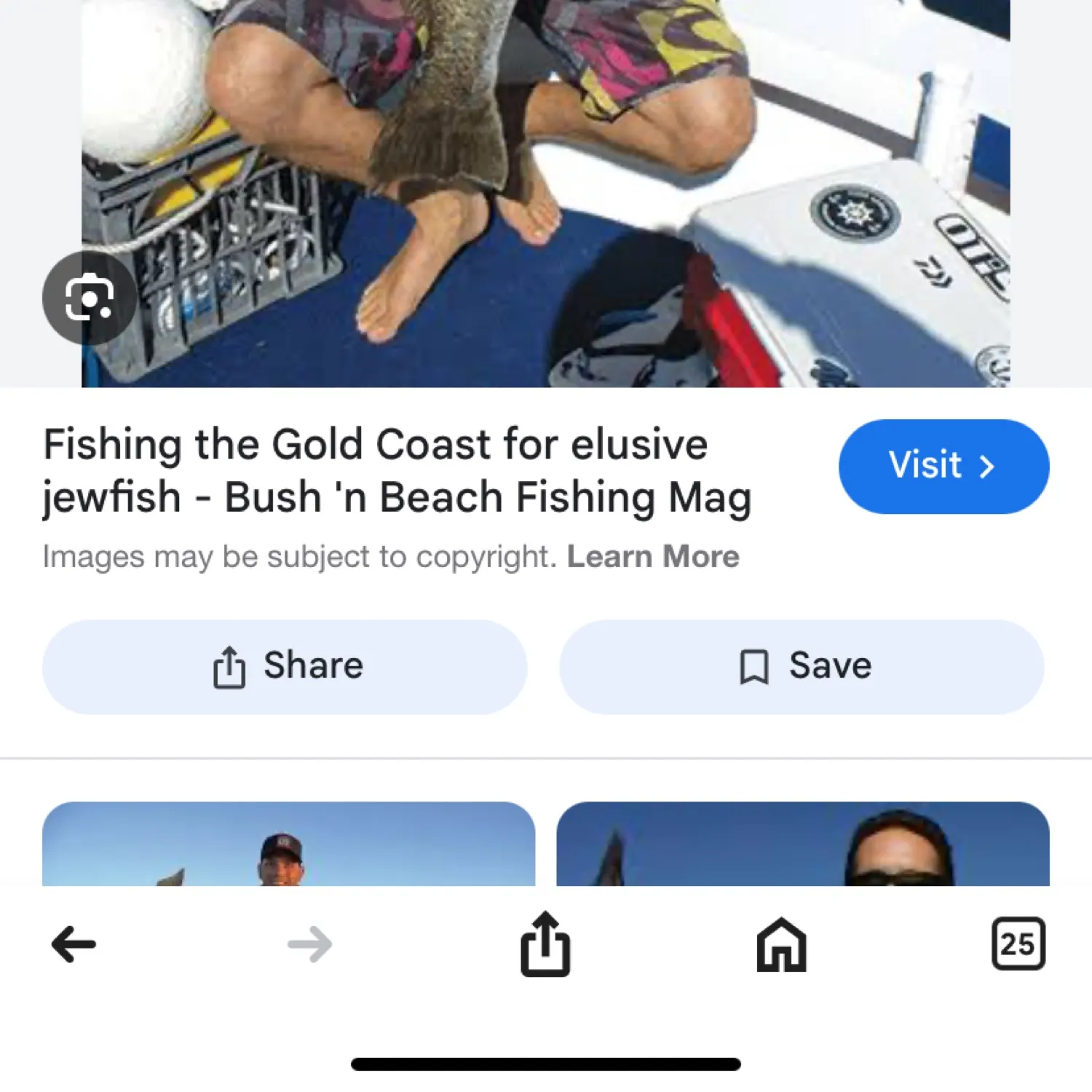 recently logged catches