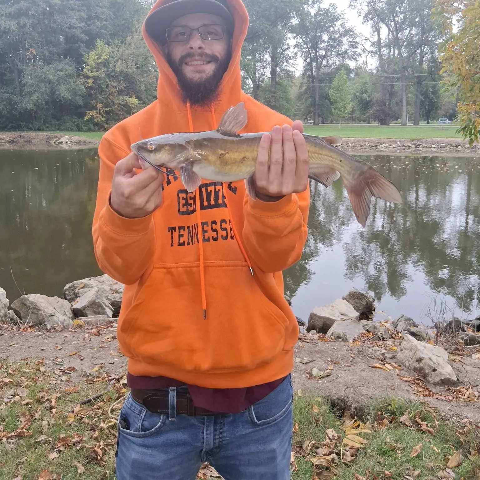 Channel catfish caught on Fishbrain