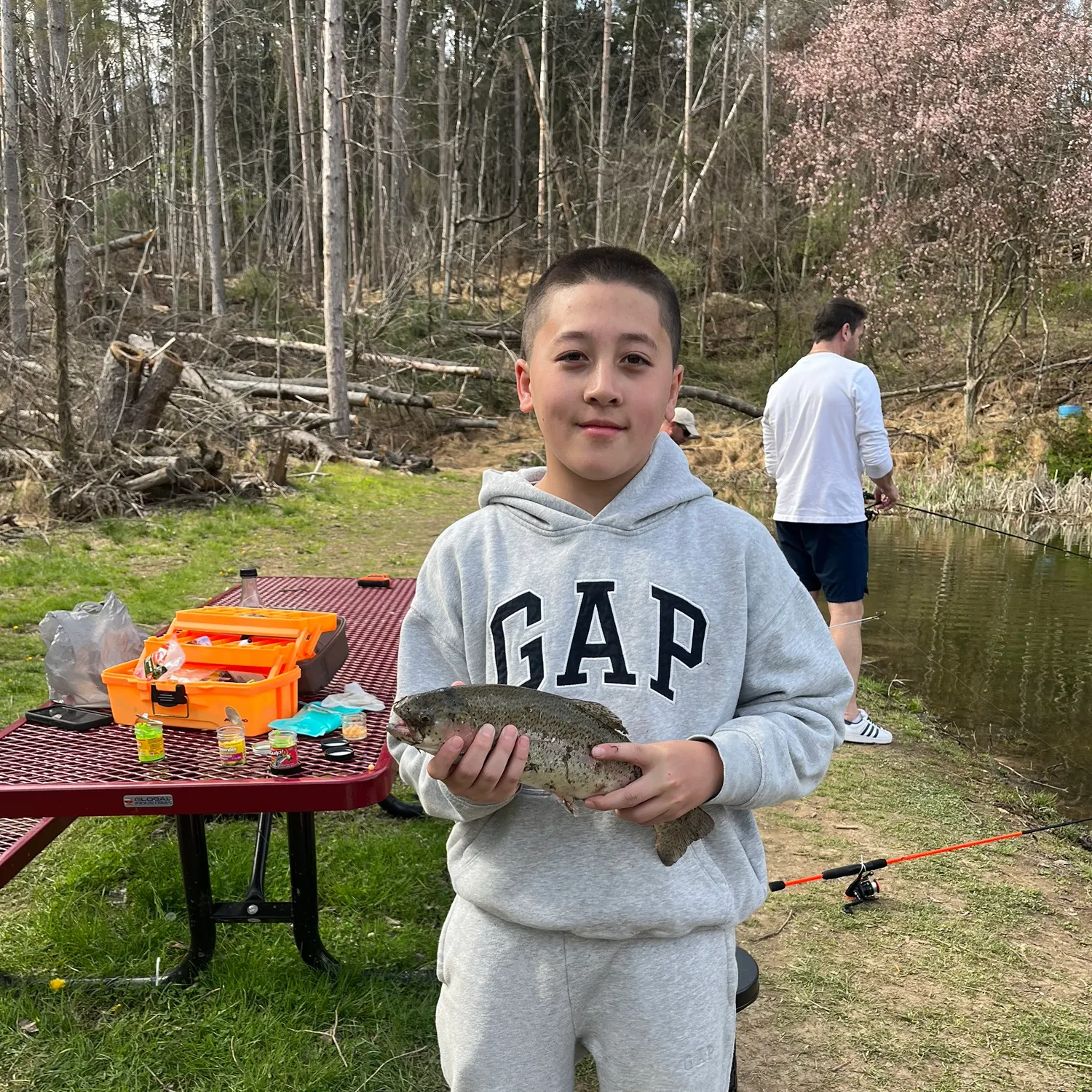 Rainbow trout caught on Fishbrain