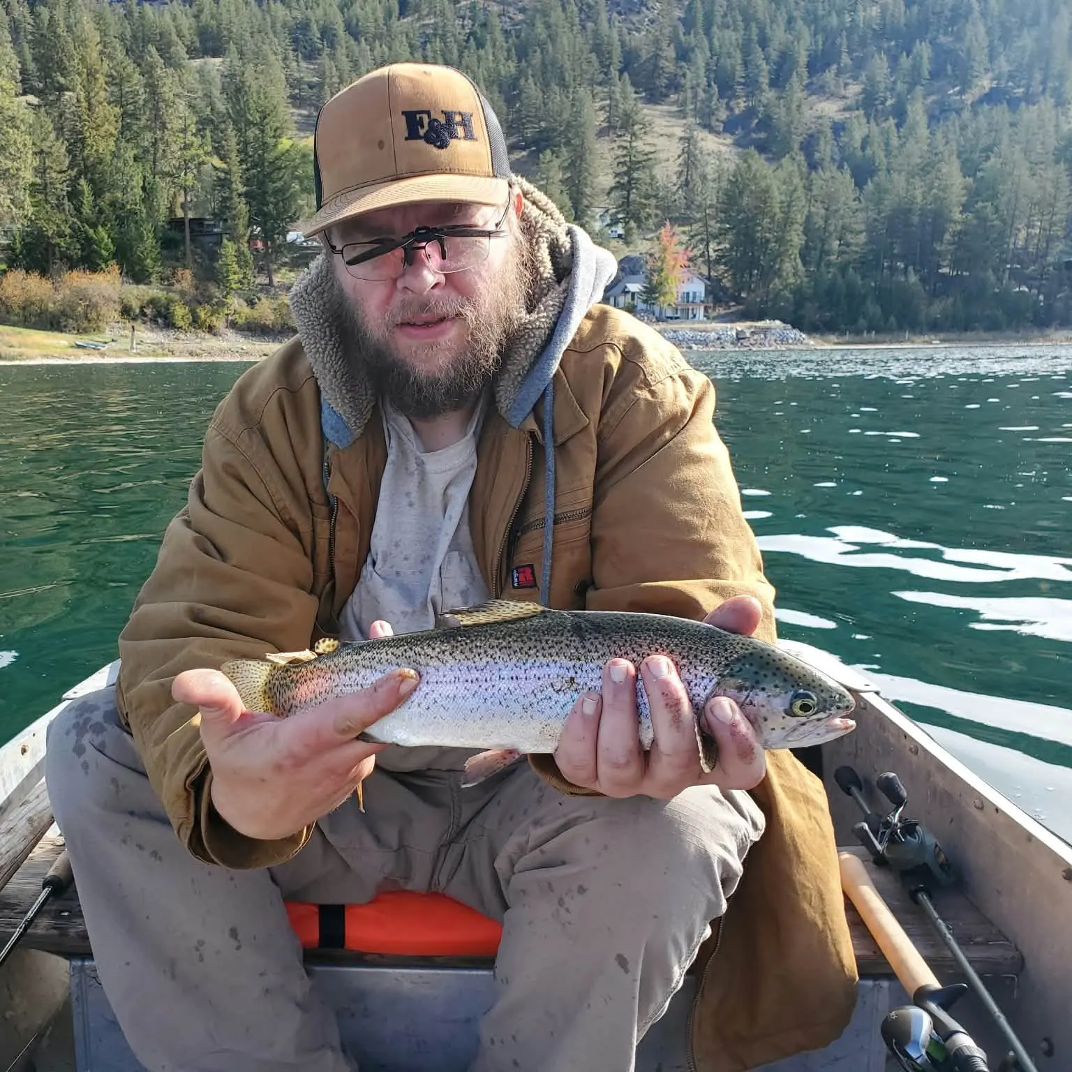 Rainbow trout caught on Fishbrain