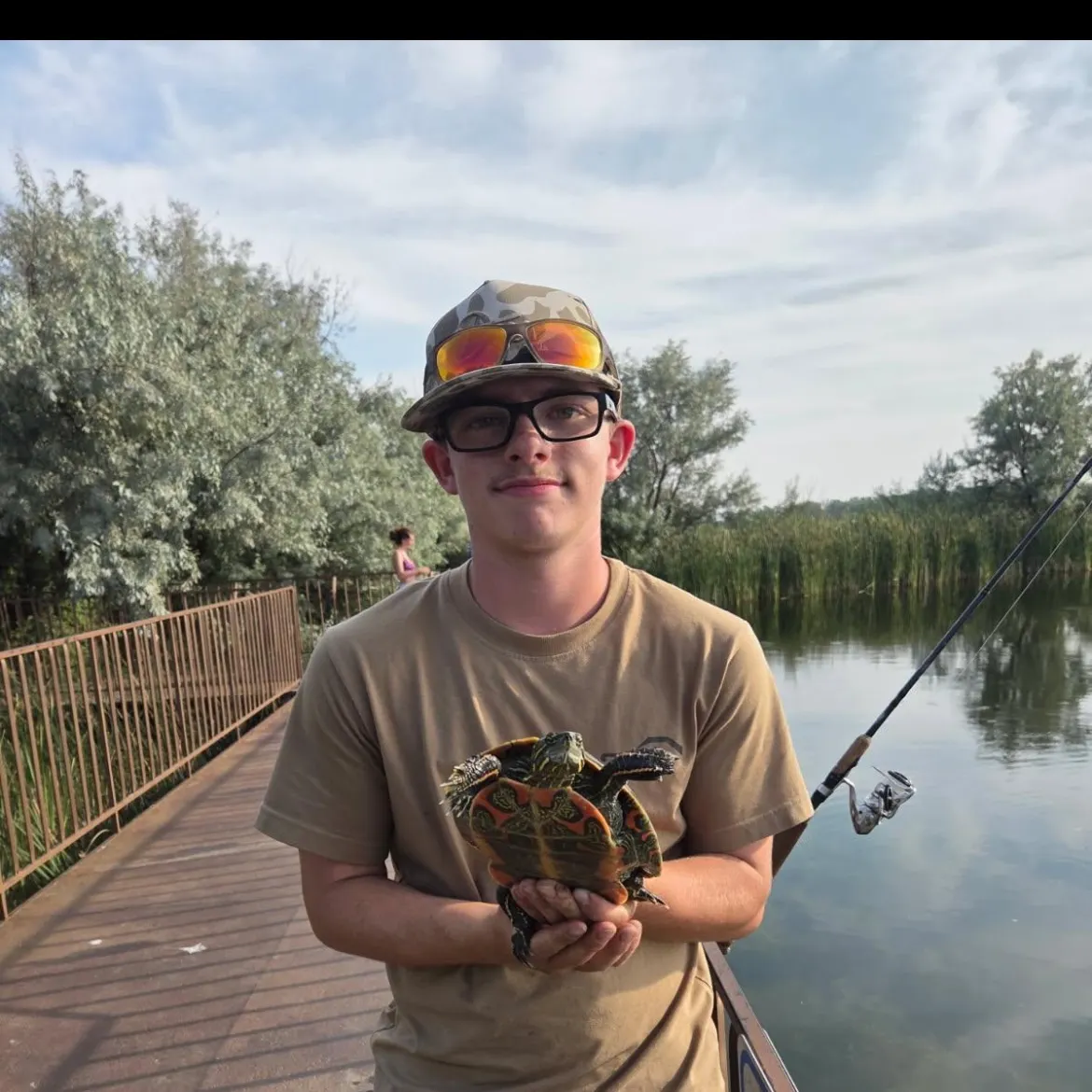 Painted turtle caught on Fishbrain
