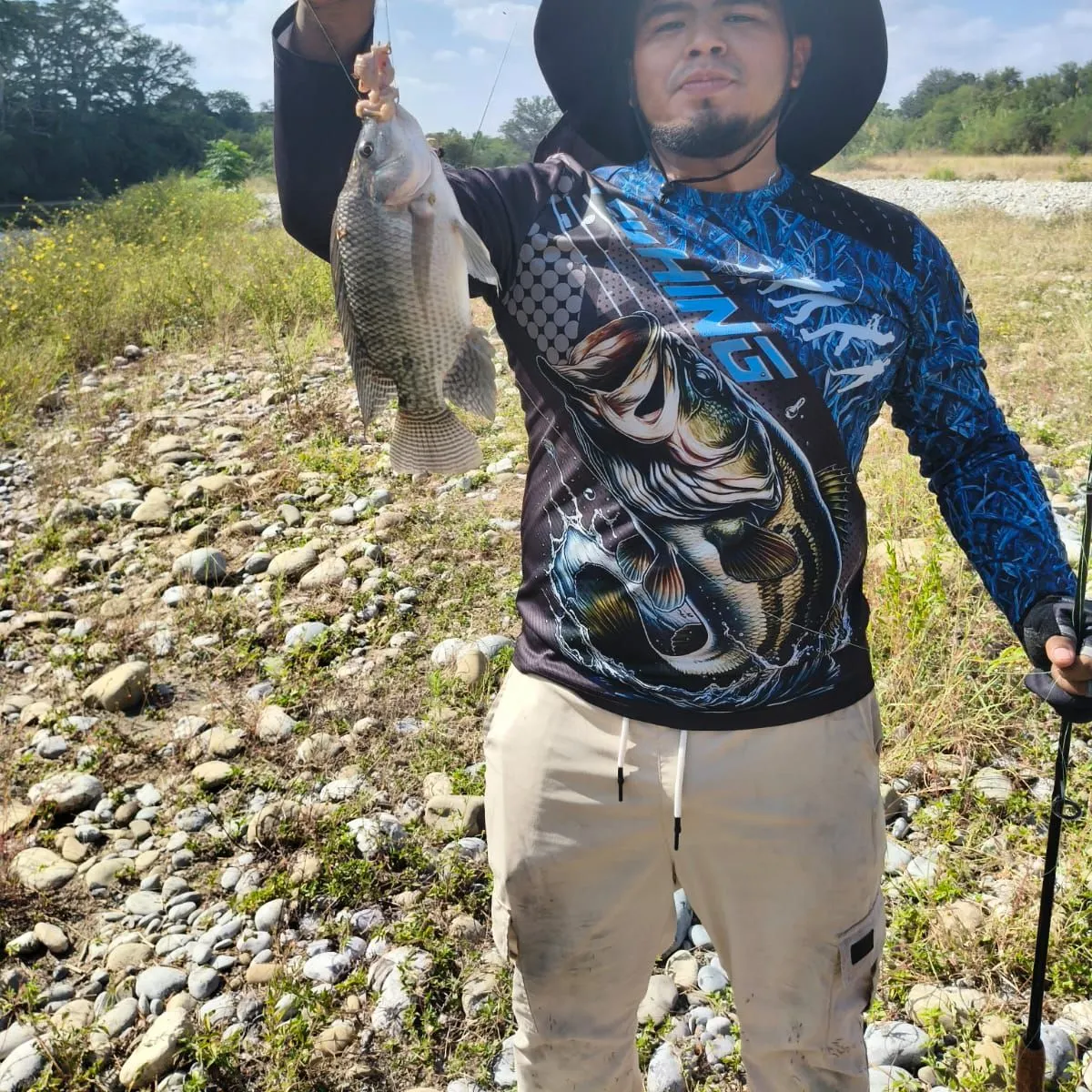 Nile tilapia caught on Fishbrain