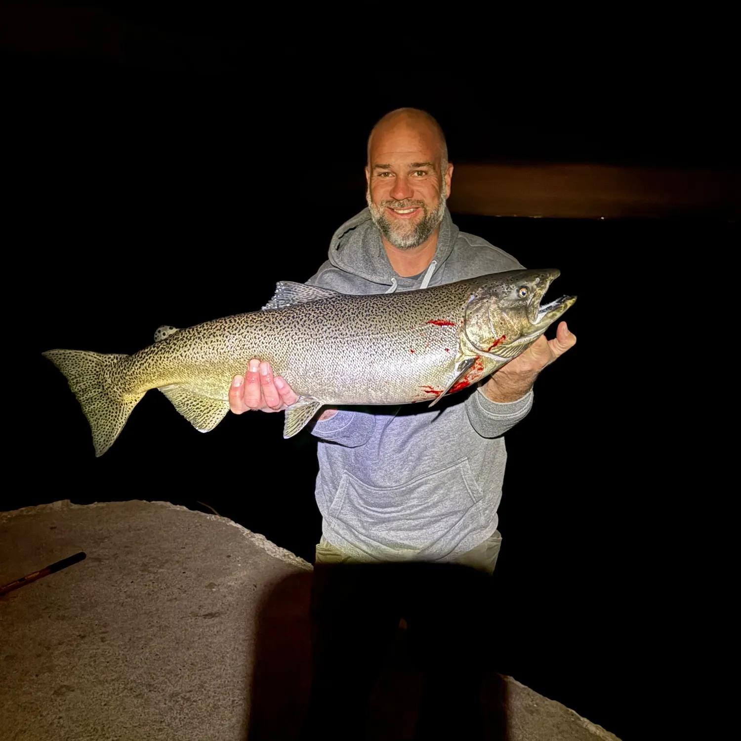 Chinook salmon caught on Fishbrain