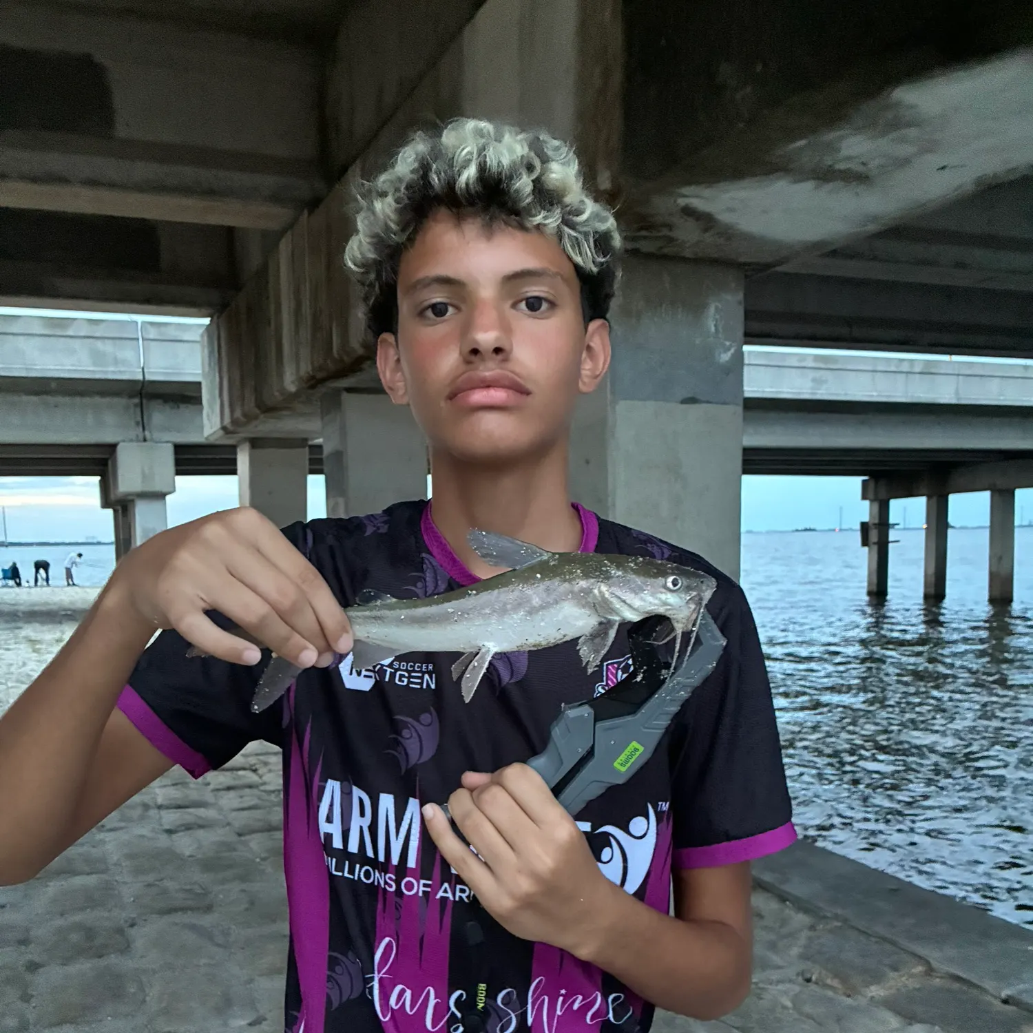 Blue salmon catfish caught on Fishbrain