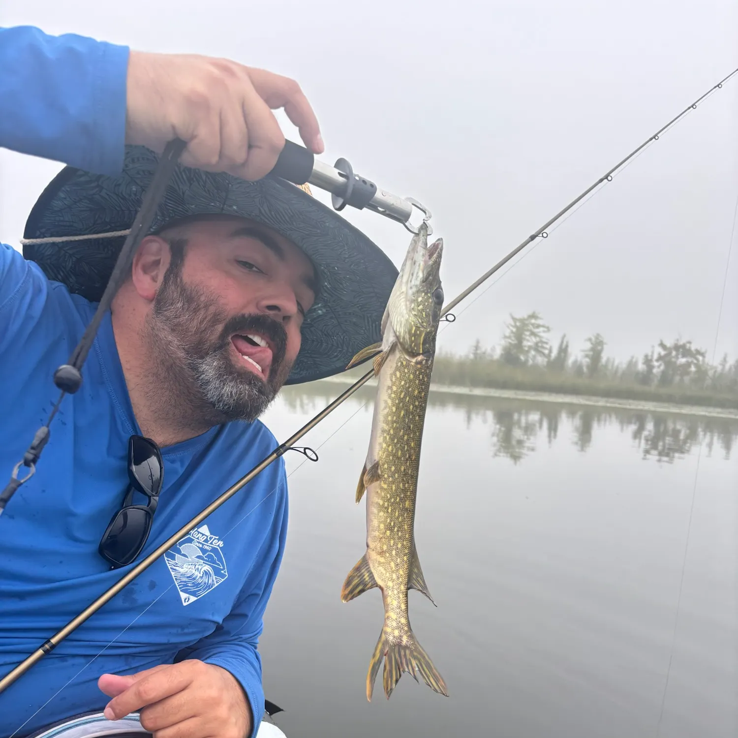 Northern pike caught on Fishbrain