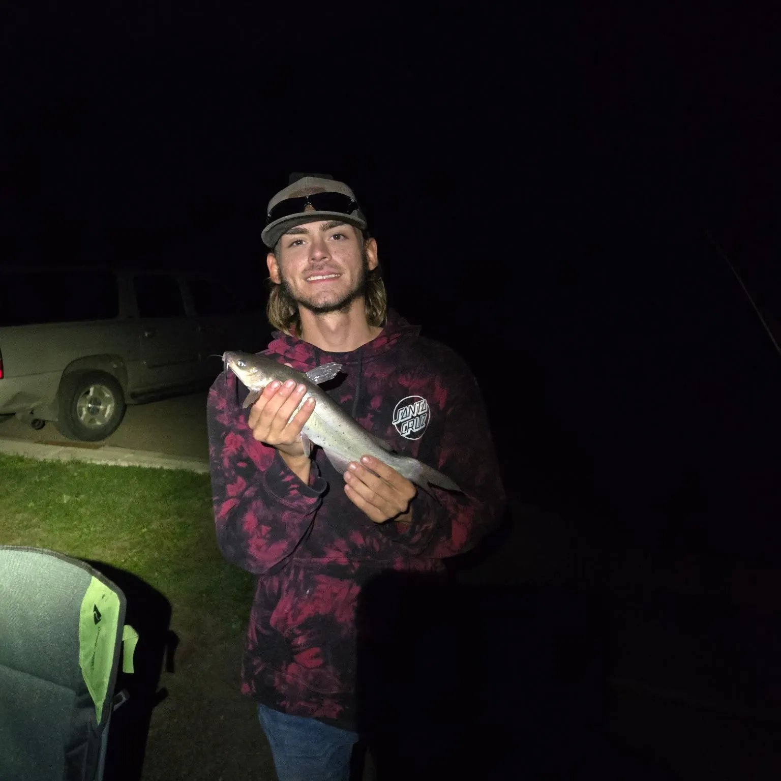 Channel catfish caught on Fishbrain