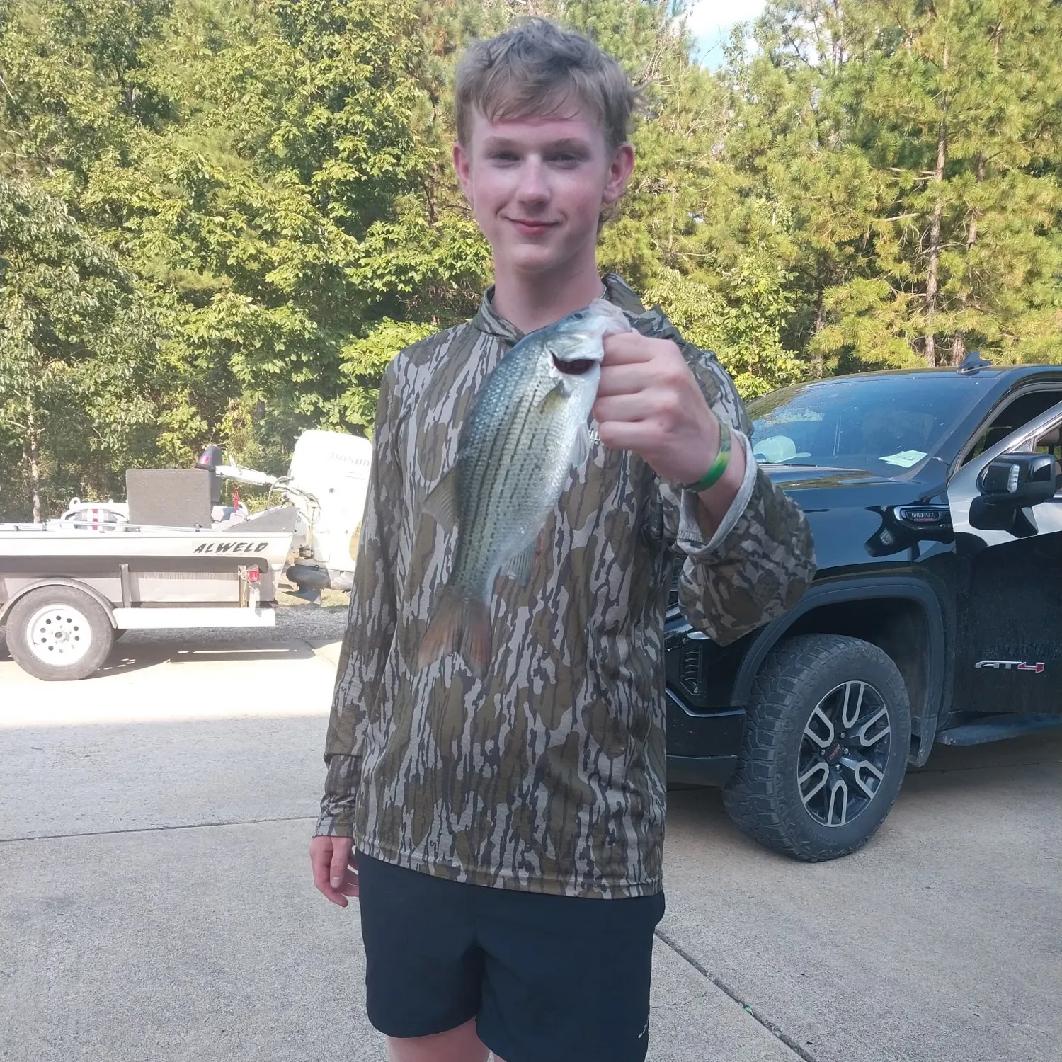Striped bass caught on Fishbrain