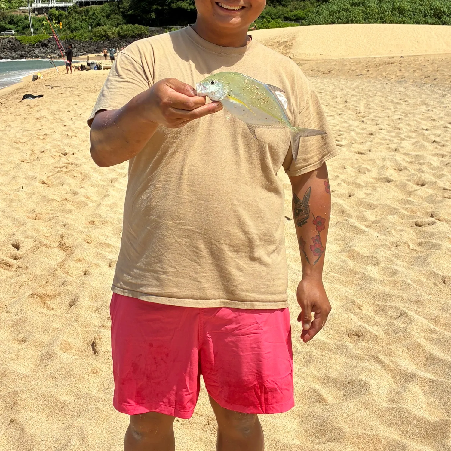 Giant trevally caught on Fishbrain