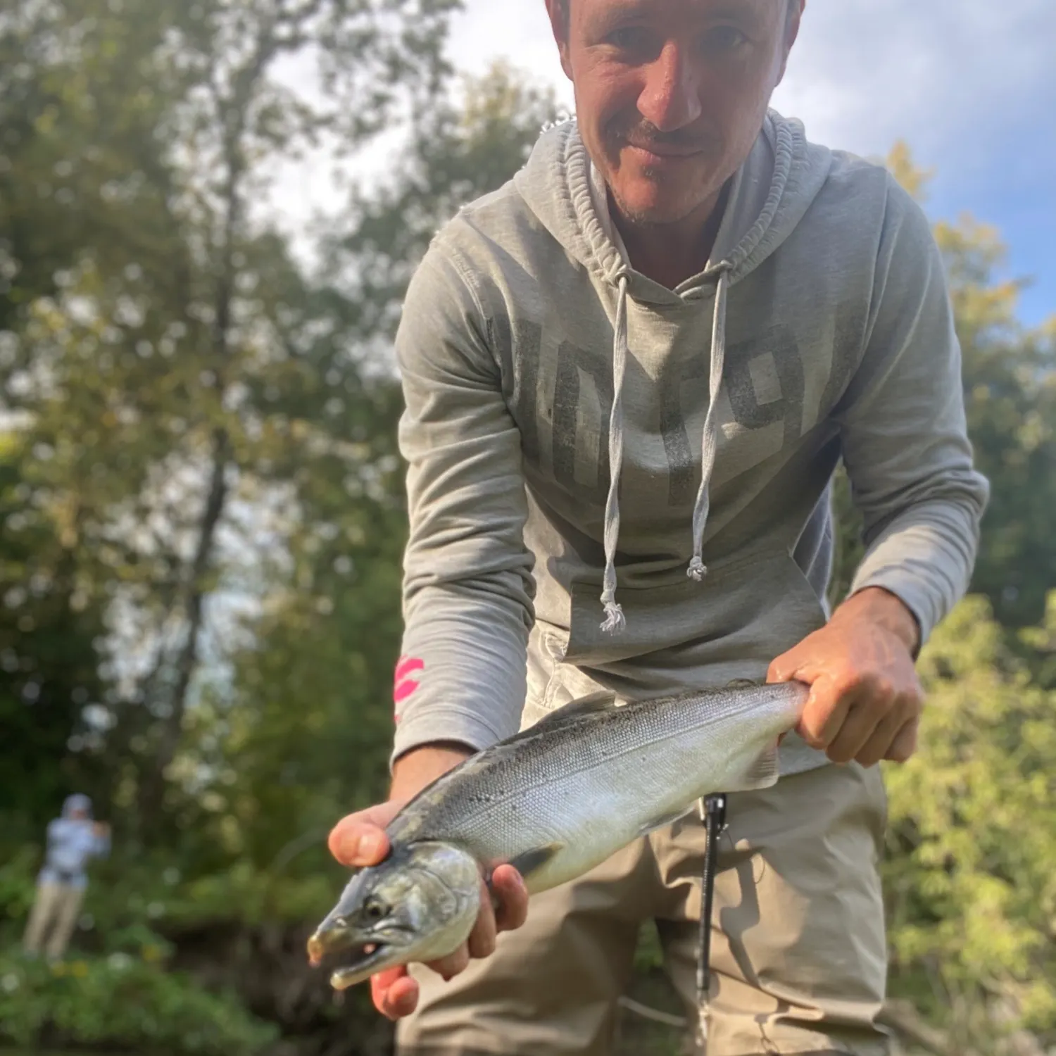Coho salmon caught on Fishbrain