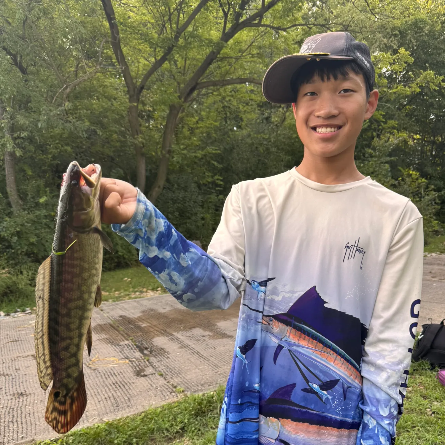 Eyetail bowfin caught on Fishbrain