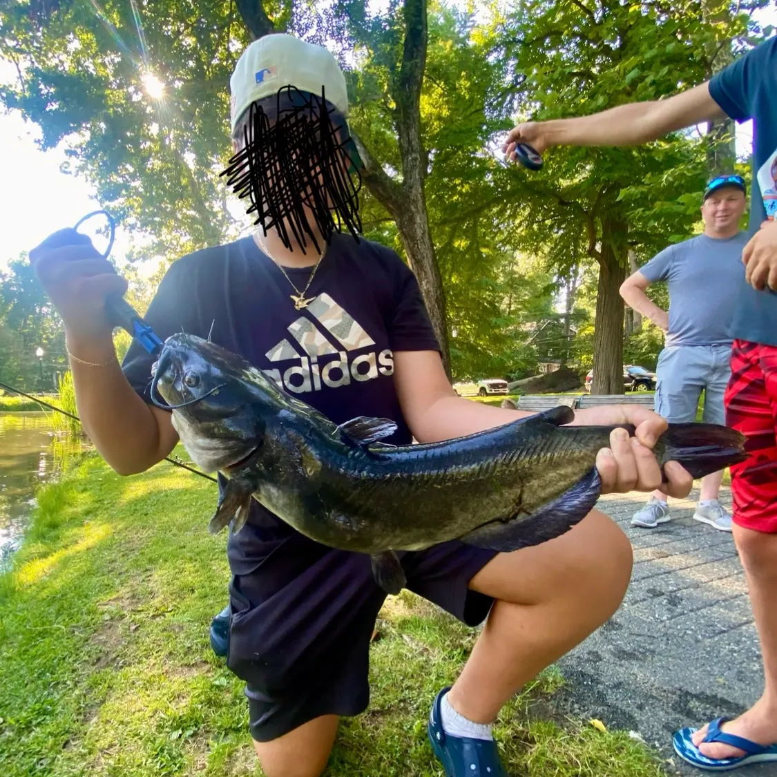 Channel catfish caught on Fishbrain