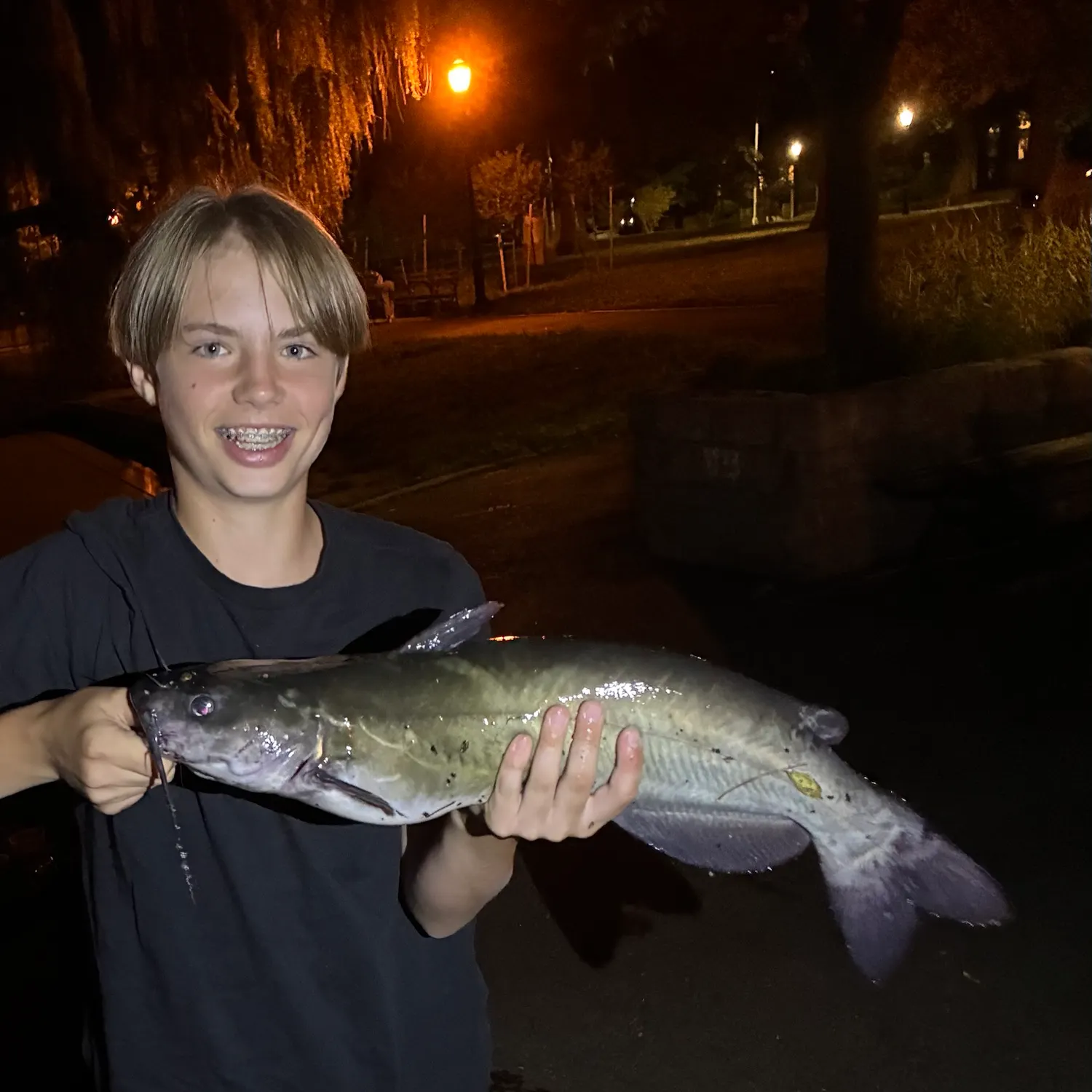 Channel catfish caught on Fishbrain