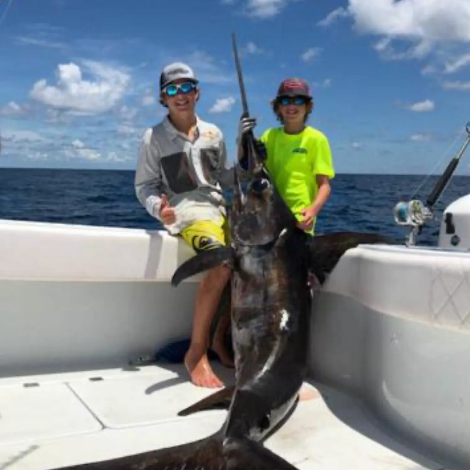 The most recent Swordfish catches on Fishbrain