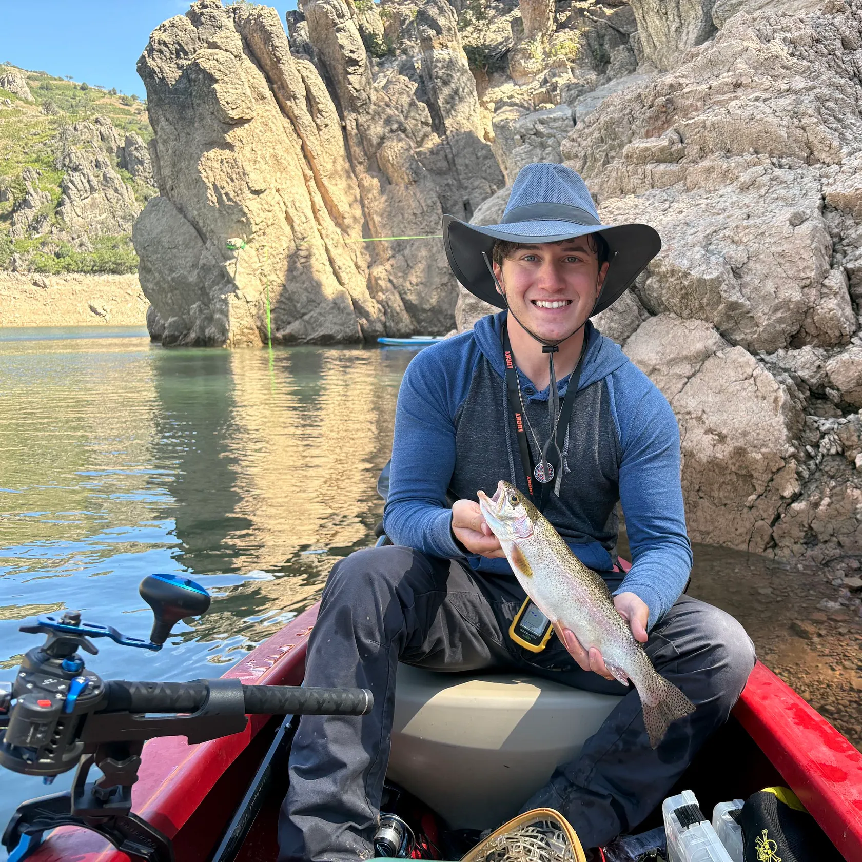 Rainbow trout caught on Fishbrain