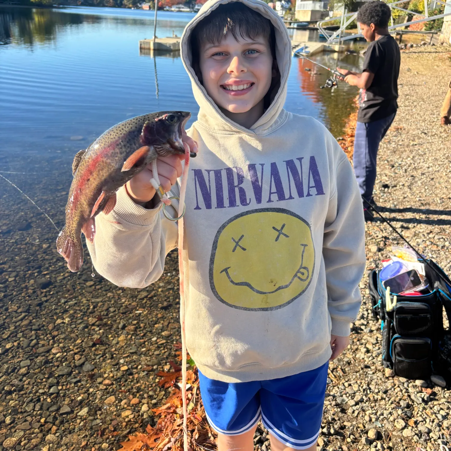 Rainbow trout caught on Fishbrain