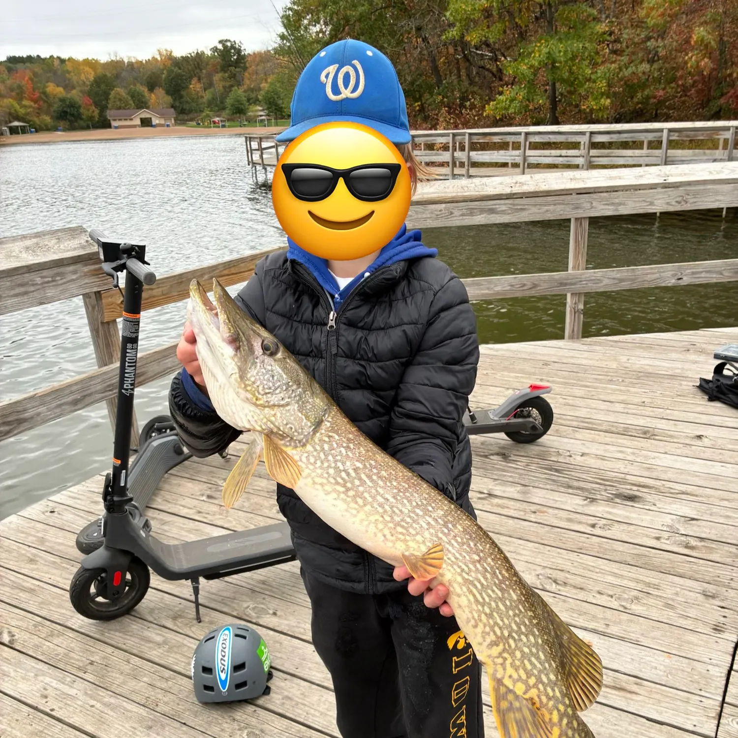 Northern pike caught on Fishbrain