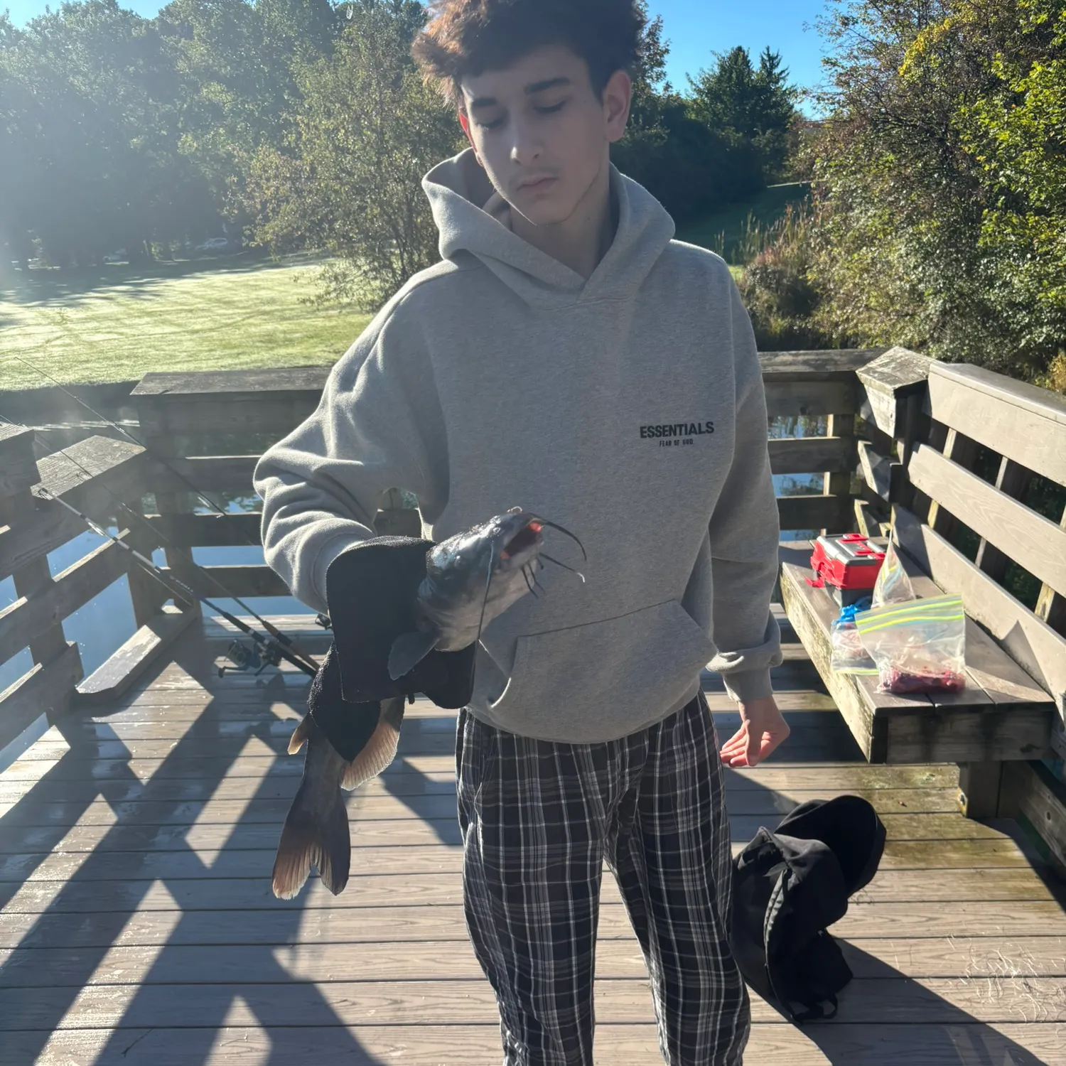 Channel catfish caught on Fishbrain