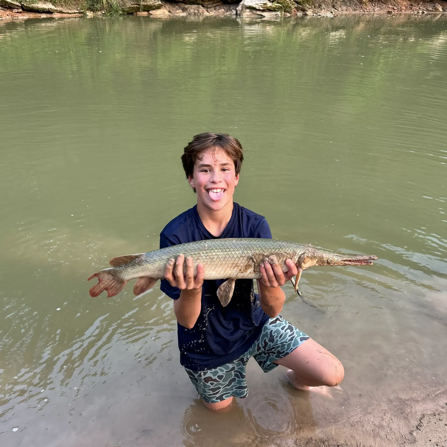 The most recent Alligator gar catches on Fishbrain