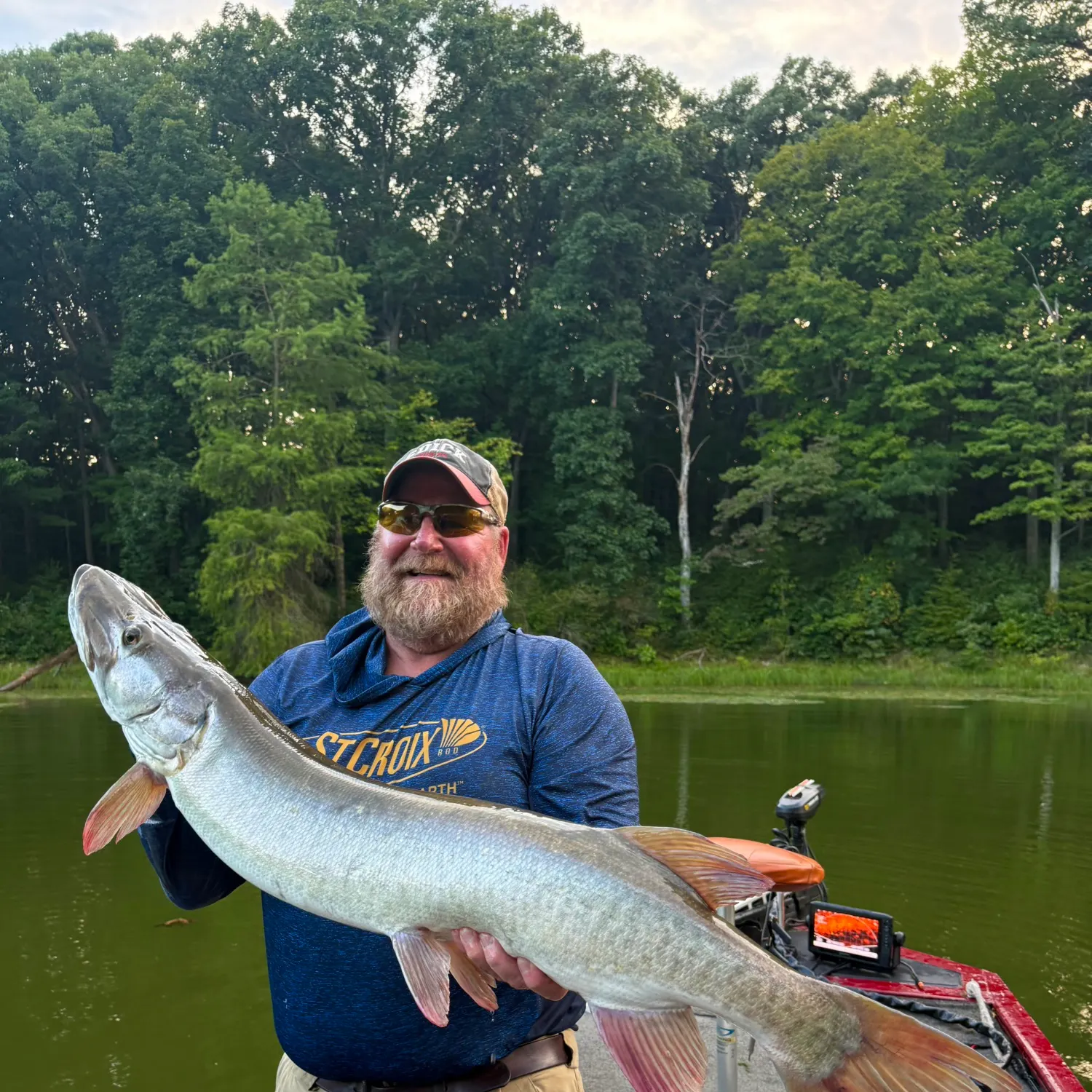 Muskie caught on Fishbrain