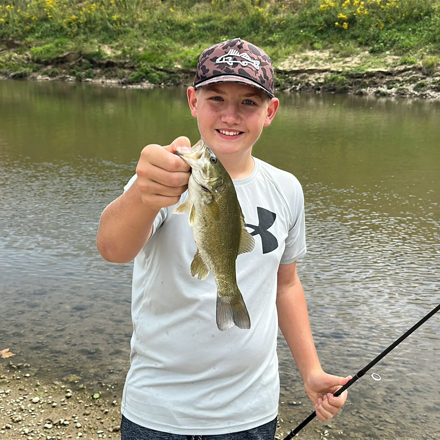 Smallmouth bass caught on Fishbrain
