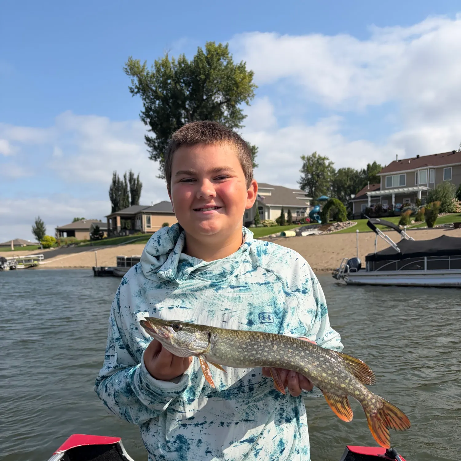 Northern pike caught on Fishbrain
