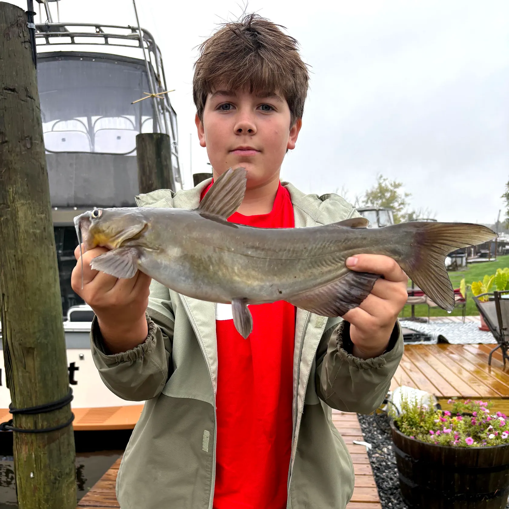 Channel catfish caught on Fishbrain