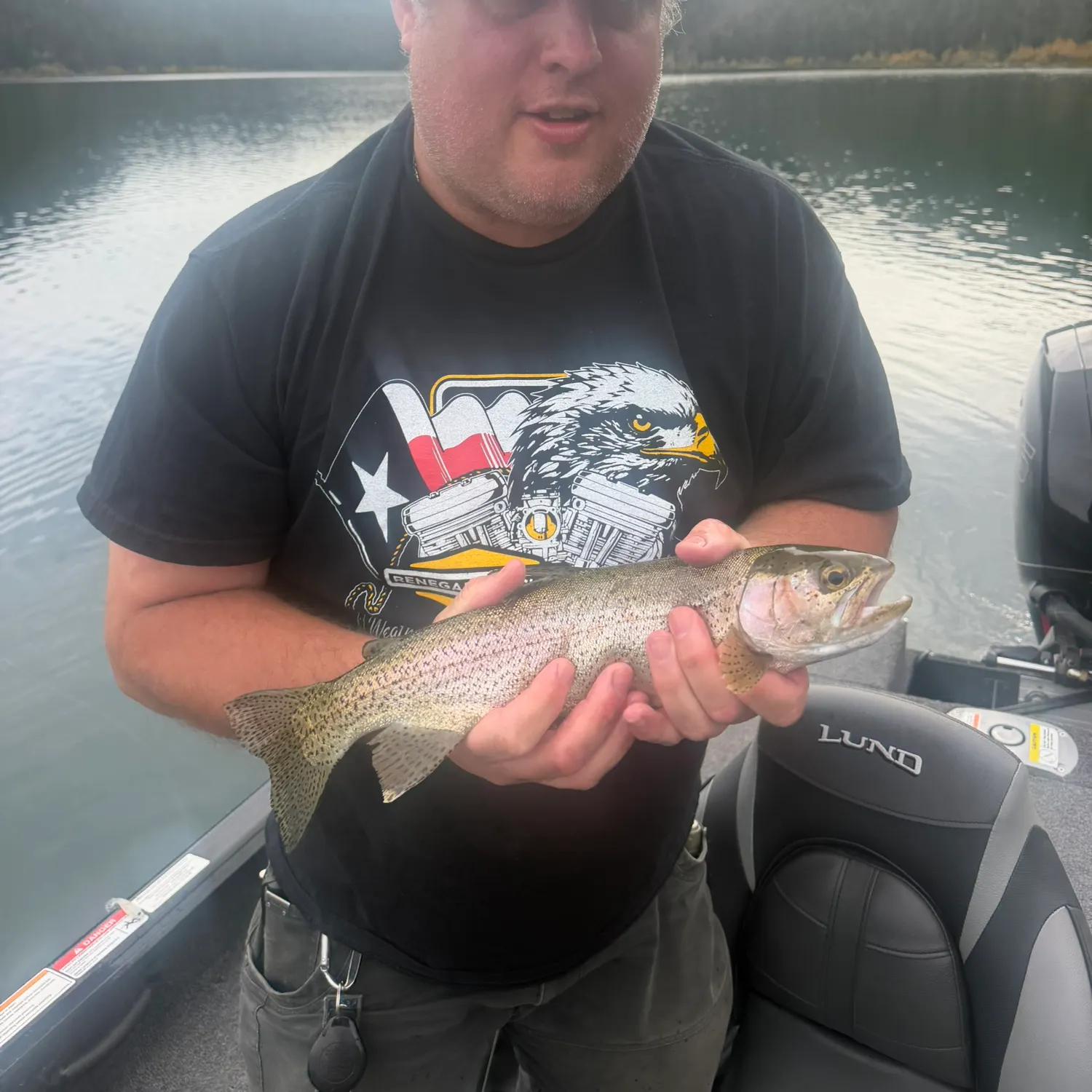 Rainbow trout caught on Fishbrain