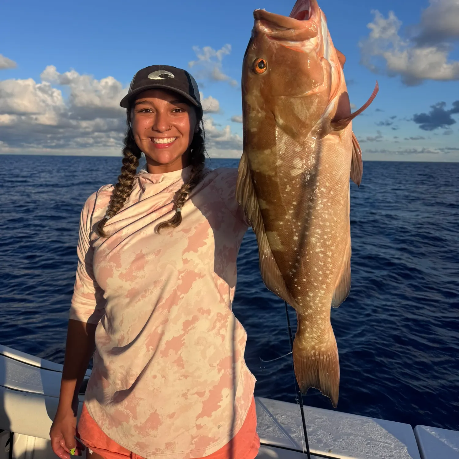 Red grouper caught on Fishbrain