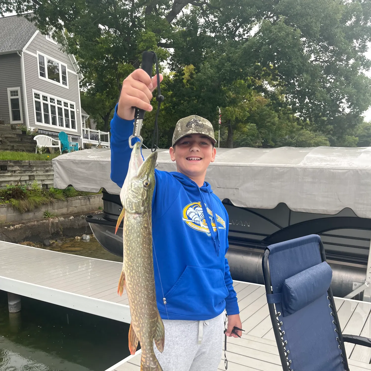 Northern pike caught on Fishbrain