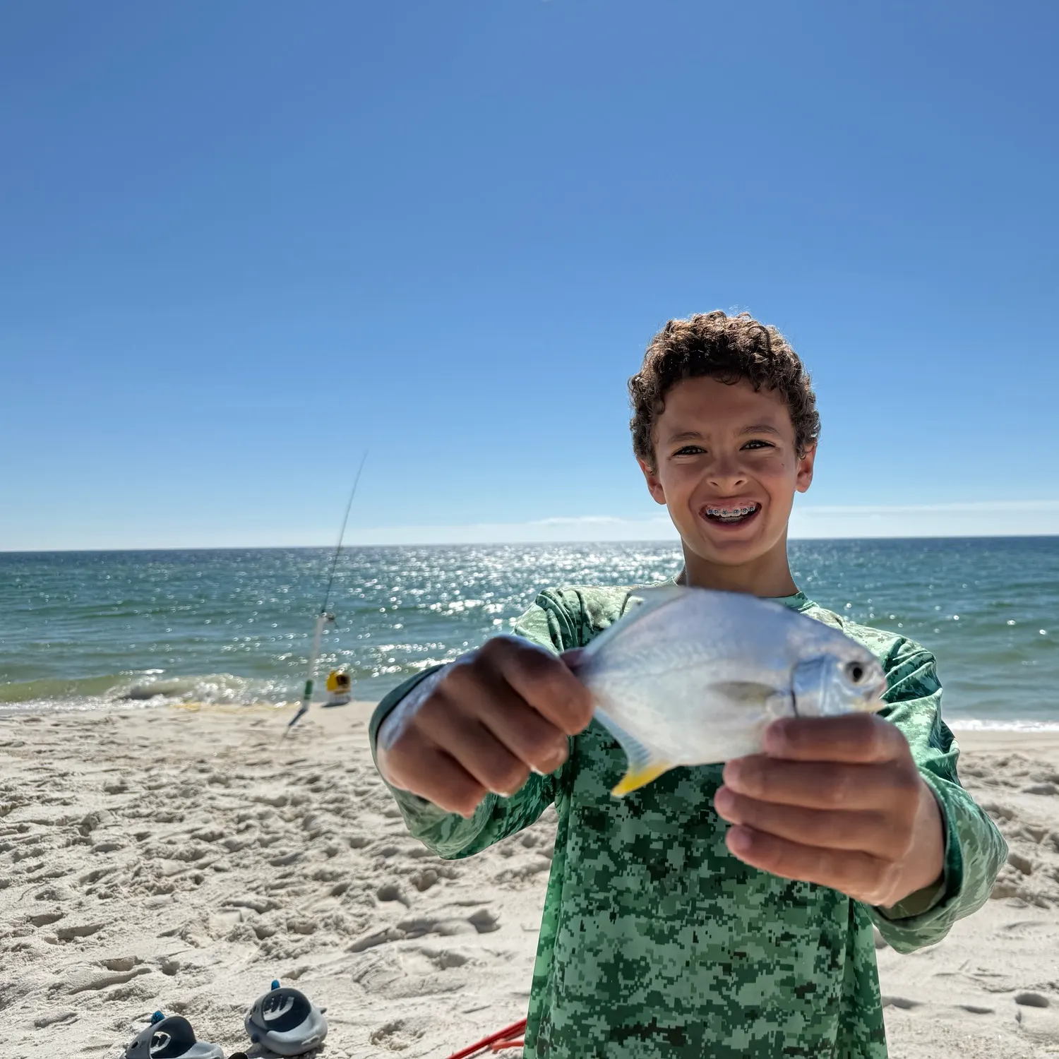 Palometa caught on Fishbrain