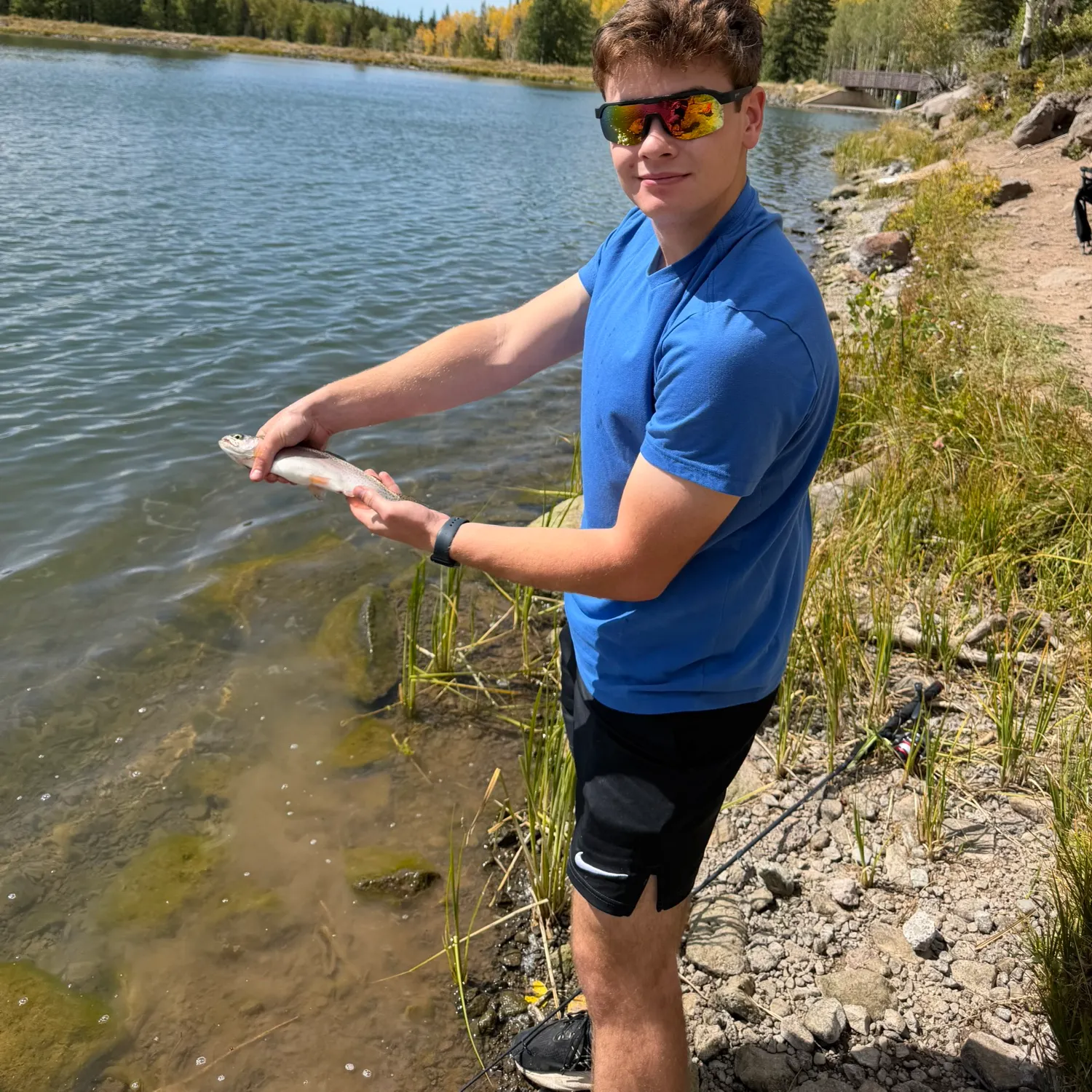 Rainbow trout caught on Fishbrain