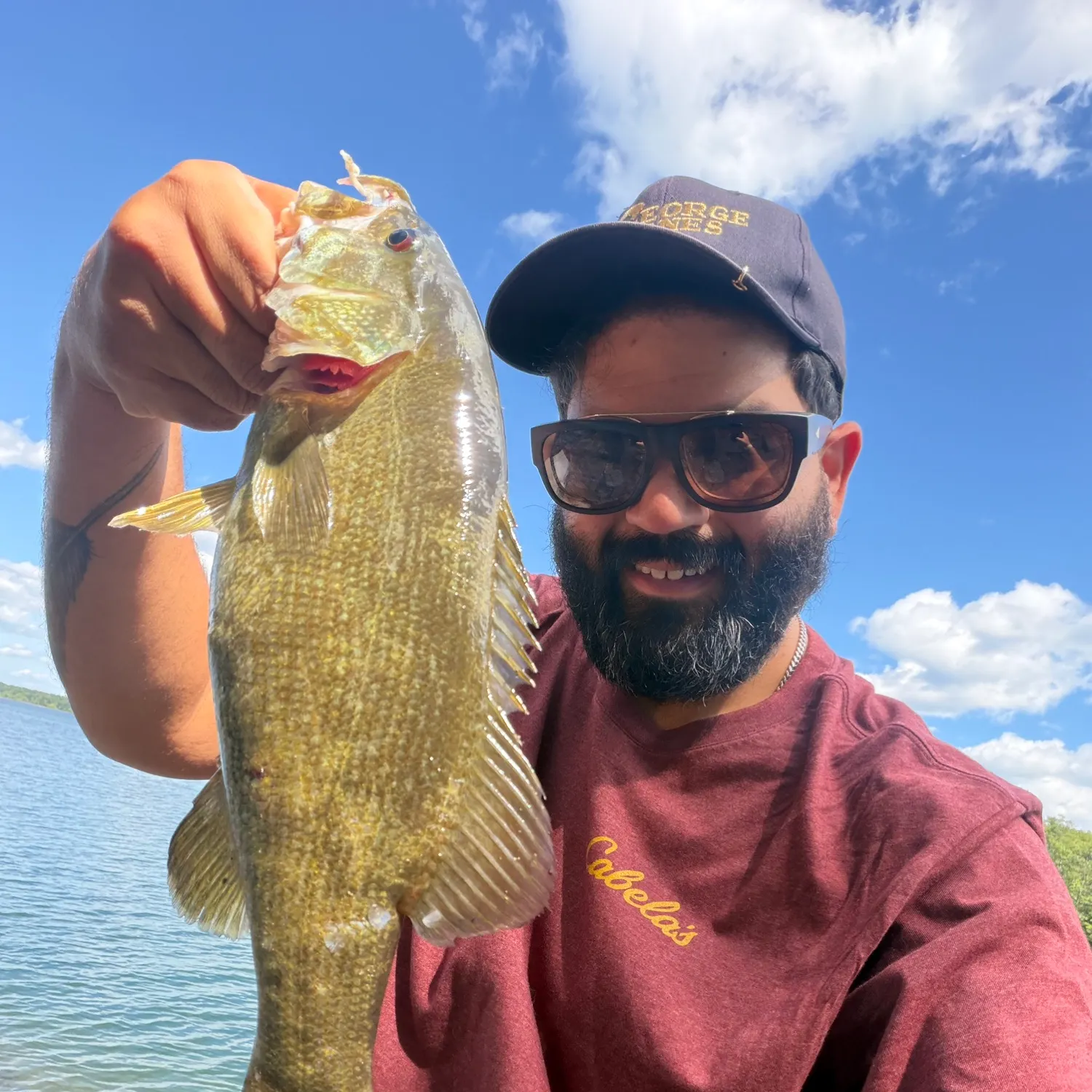 Smallmouth bass caught on Fishbrain