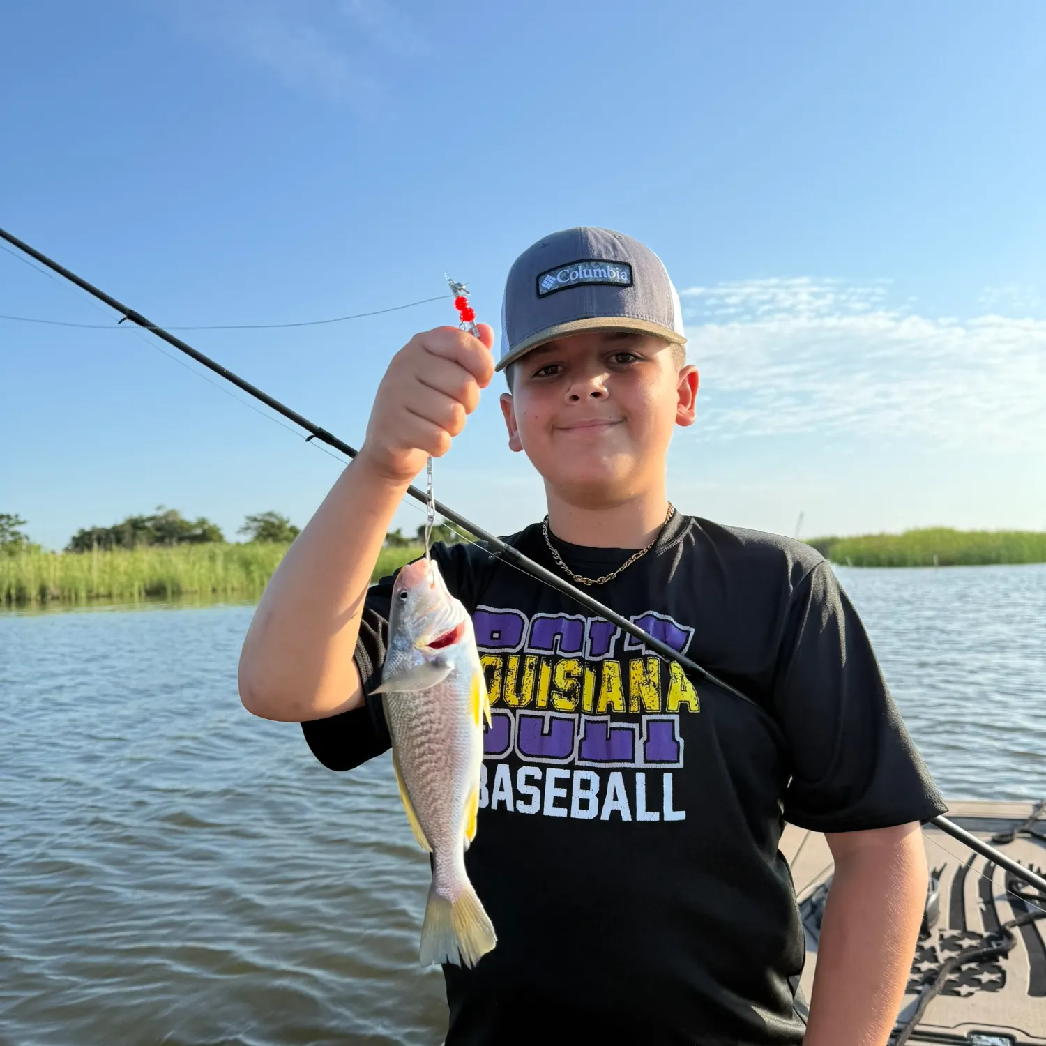 The most recent Yellowfin croaker catches on Fishbrain
