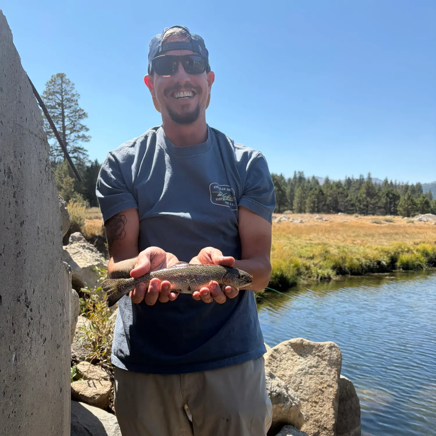 Rainbow trout caught on Fishbrain