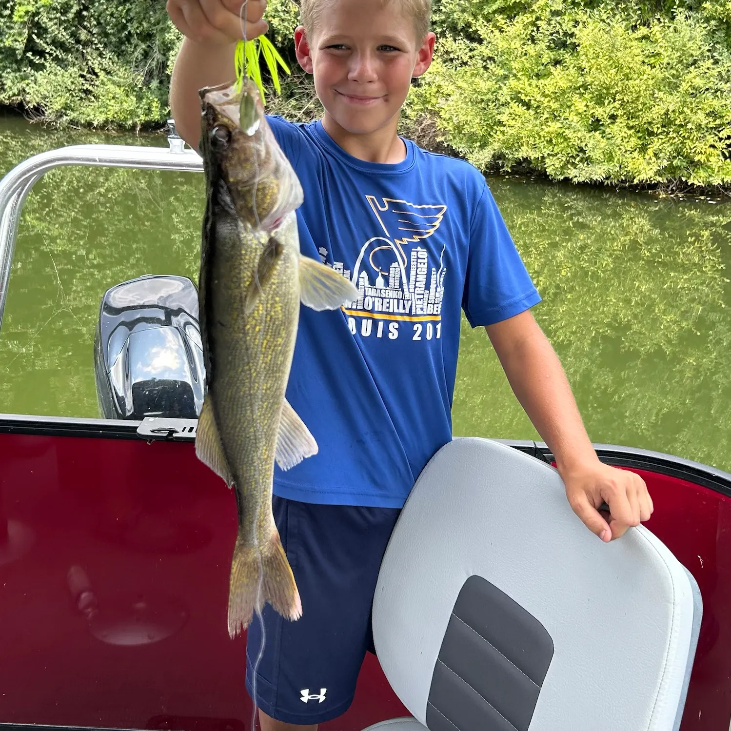 Walleye caught on Fishbrain