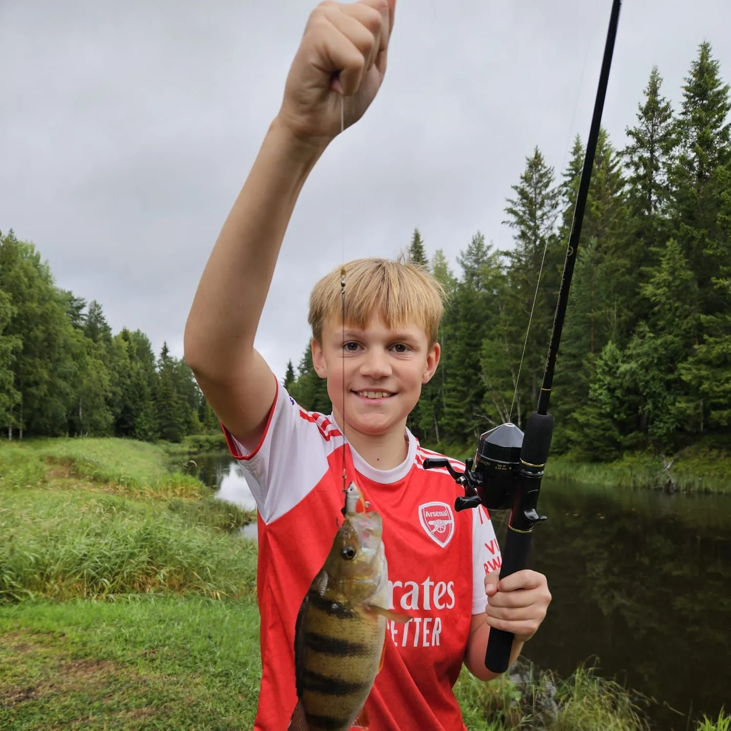 European perch caught on Fishbrain