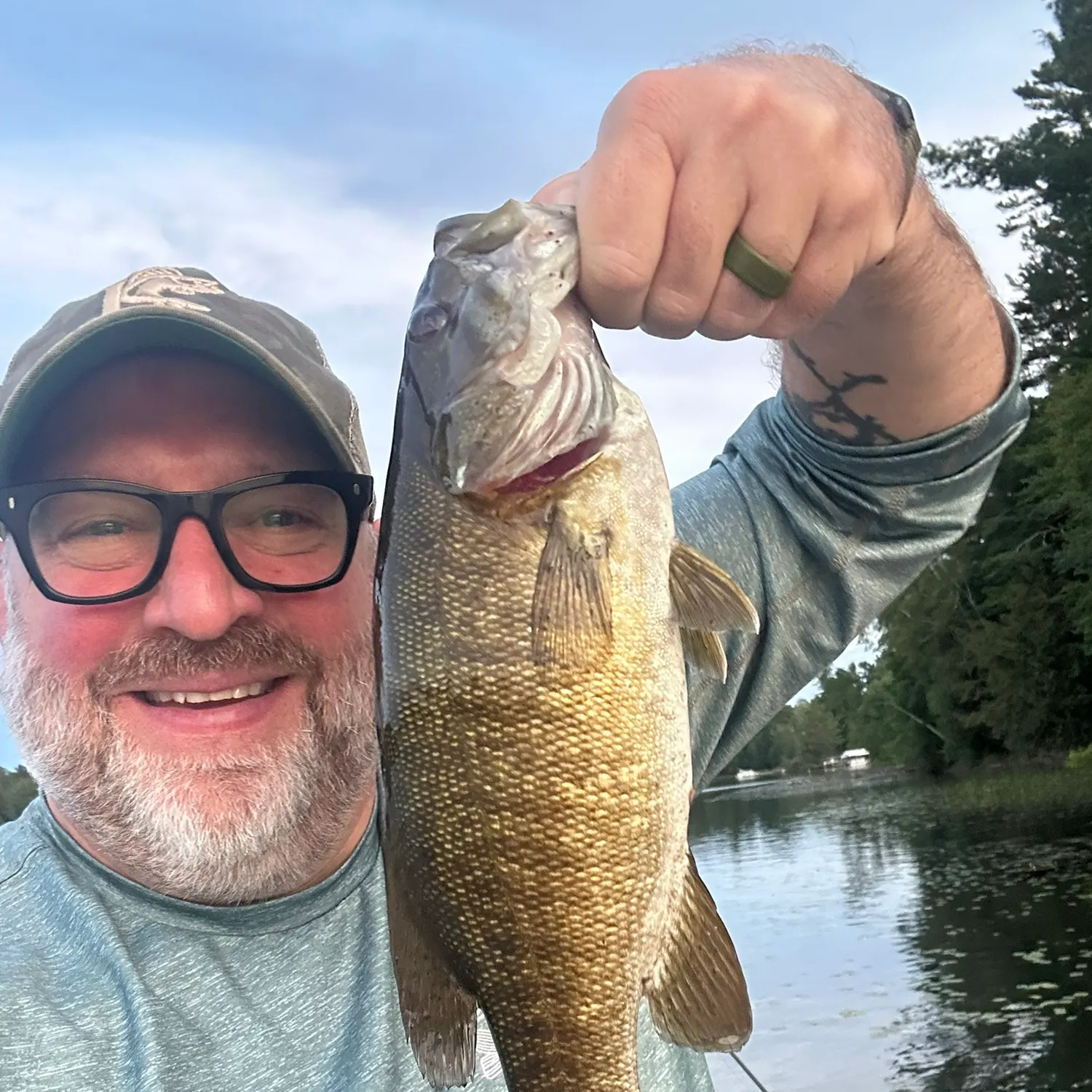 Smallmouth bass caught on Fishbrain