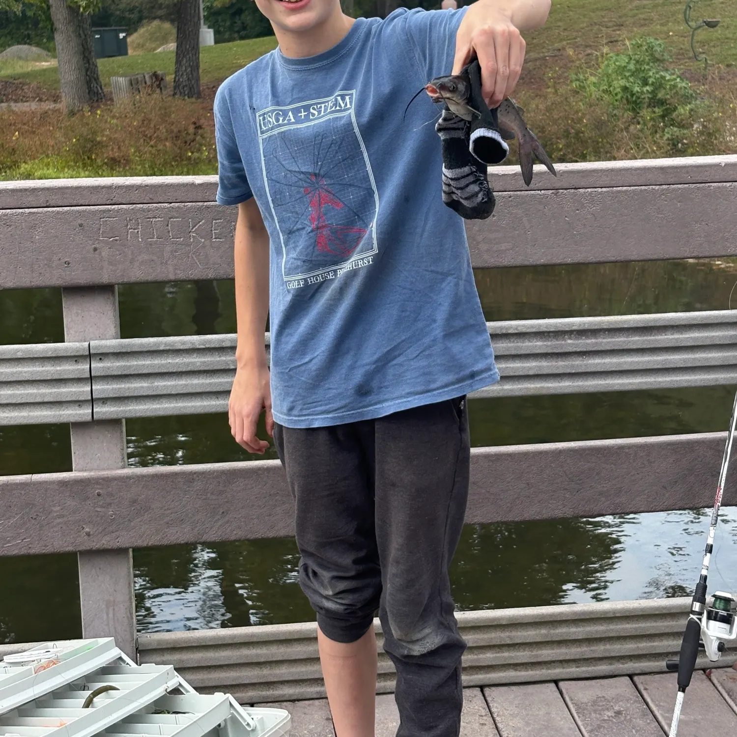 Channel catfish caught on Fishbrain