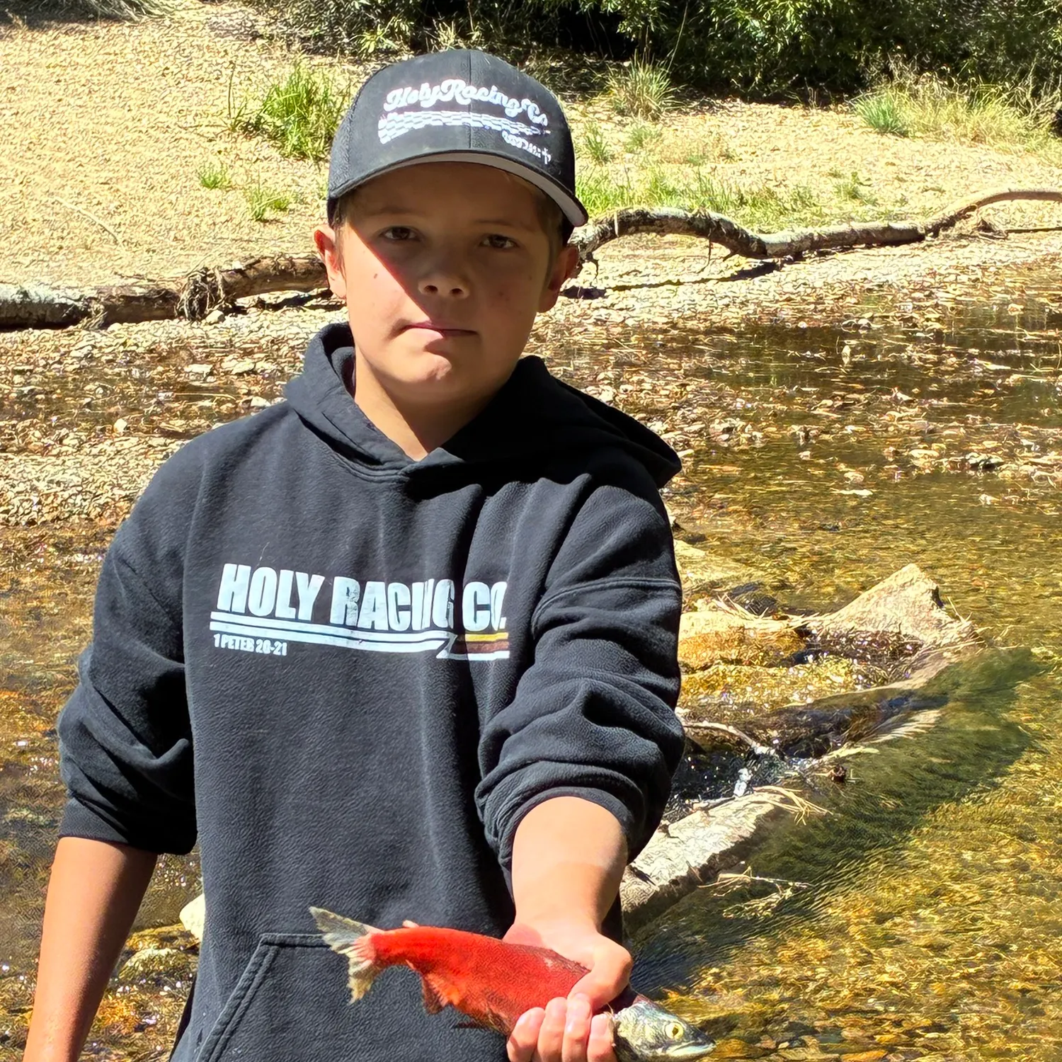 Kokanee salmon caught on Fishbrain