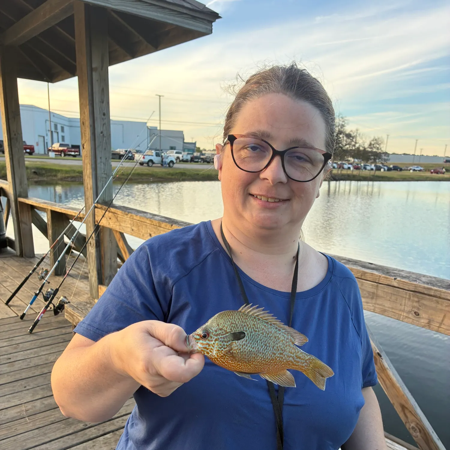 Longear sunfish caught on Fishbrain