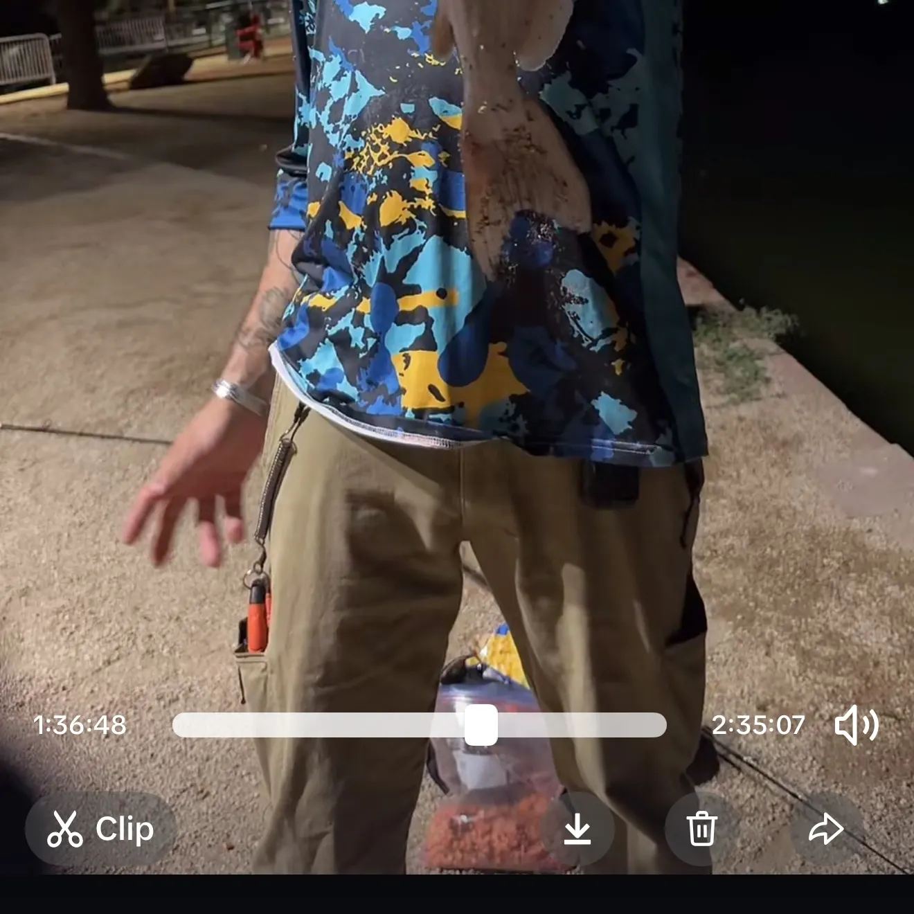 Channel catfish caught on Fishbrain