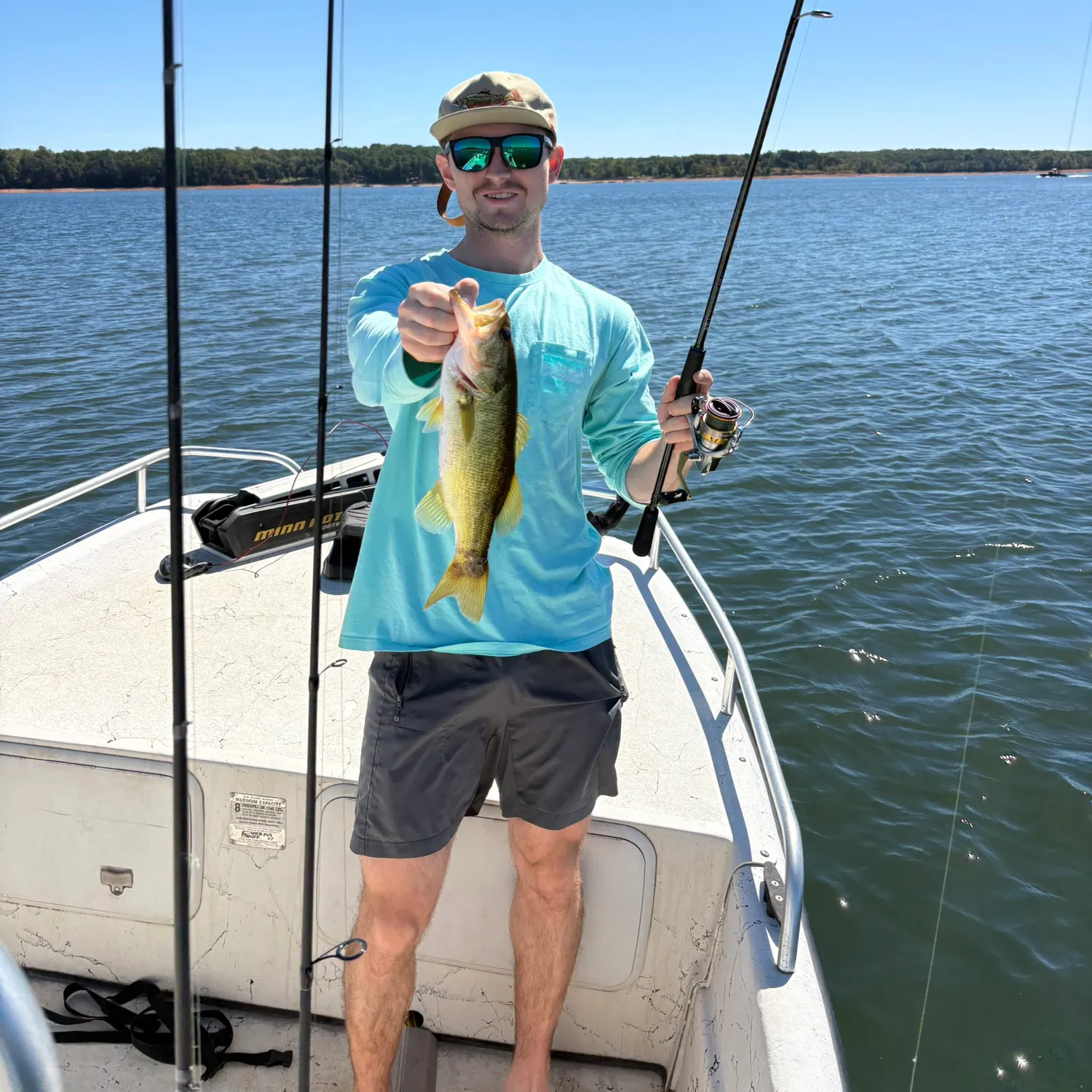 Spotted bass caught on Fishbrain
