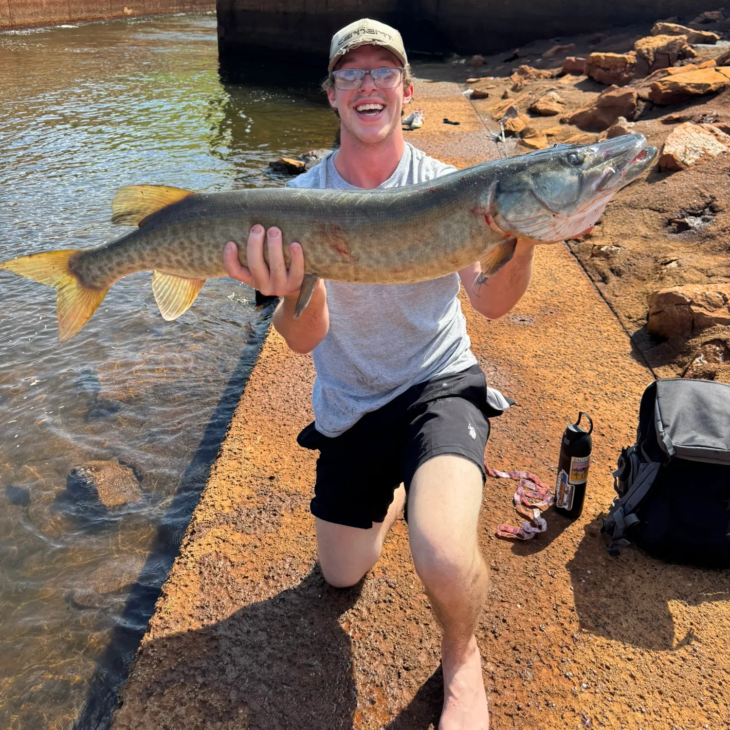 Muskie caught on Fishbrain