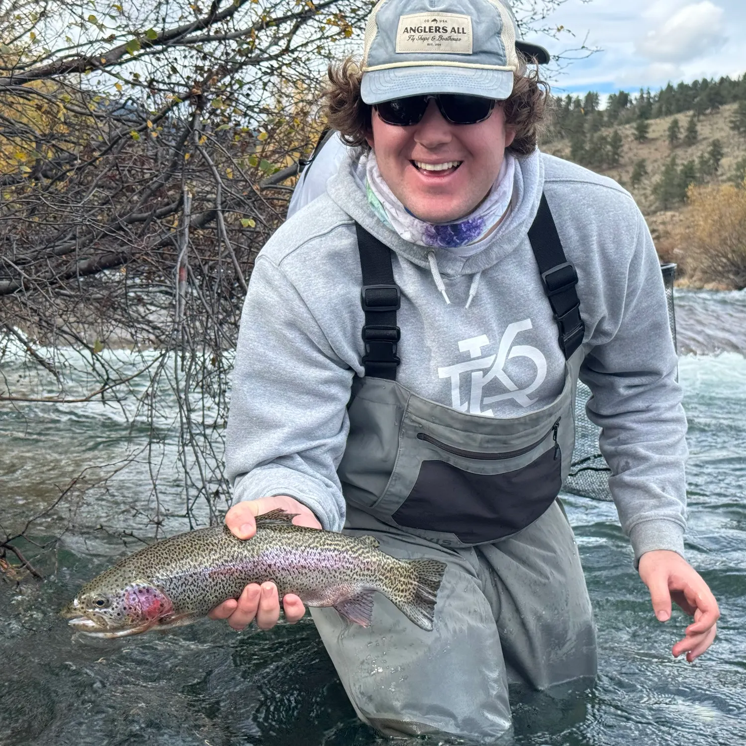 Rainbow trout caught on Fishbrain