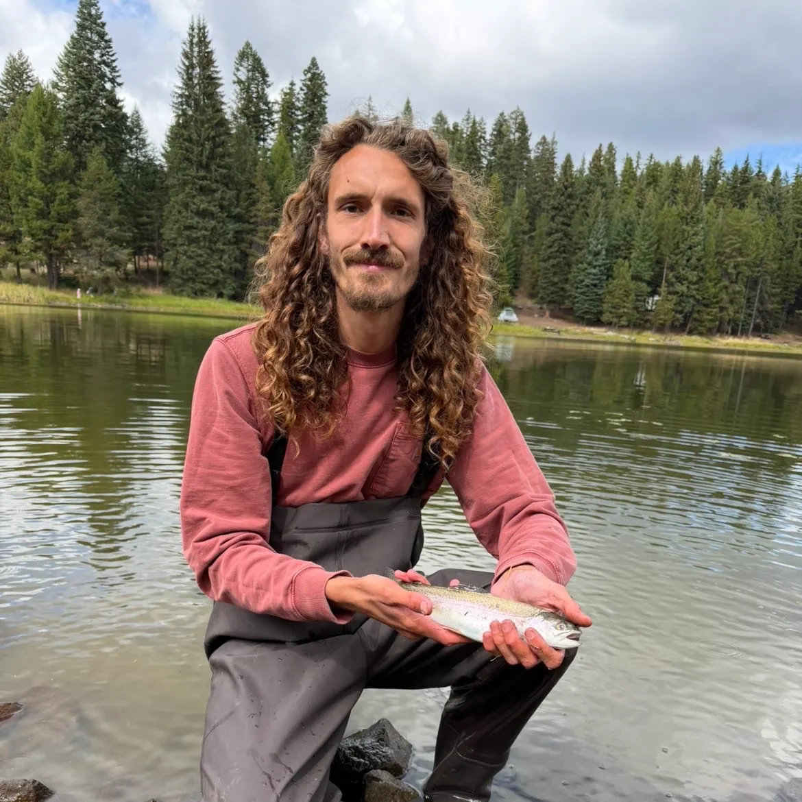 Rainbow trout caught on Fishbrain