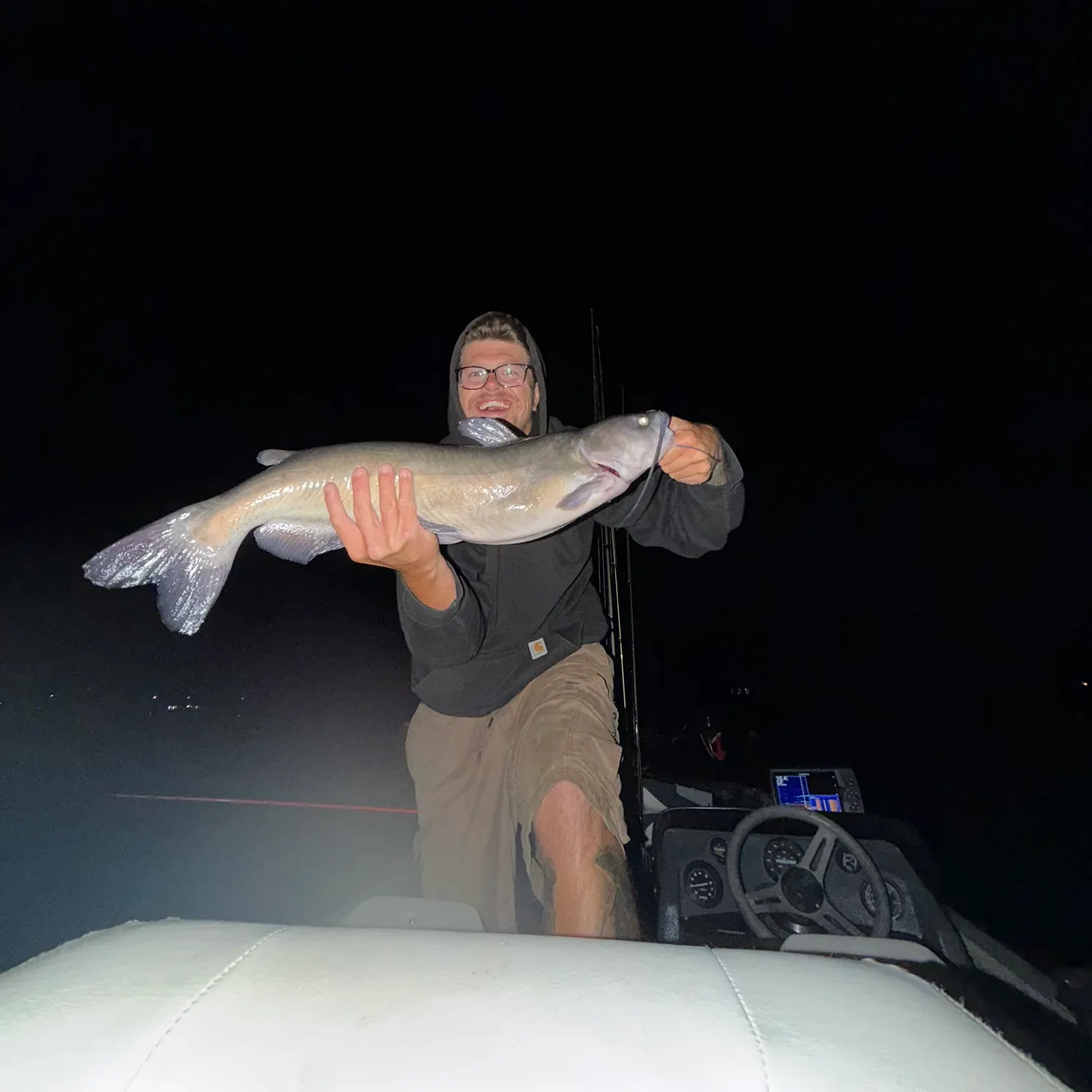 Channel catfish caught on Fishbrain