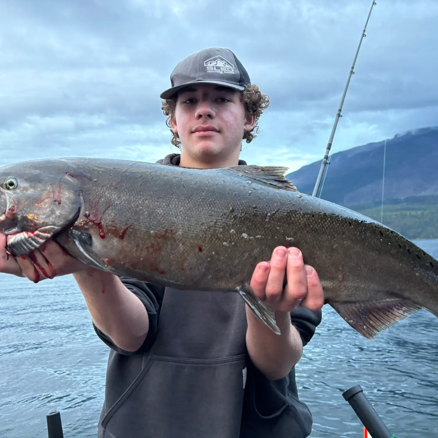 Chinook salmon caught on Fishbrain