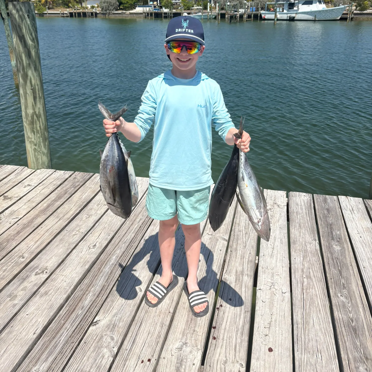 Blackfin tuna caught on Fishbrain